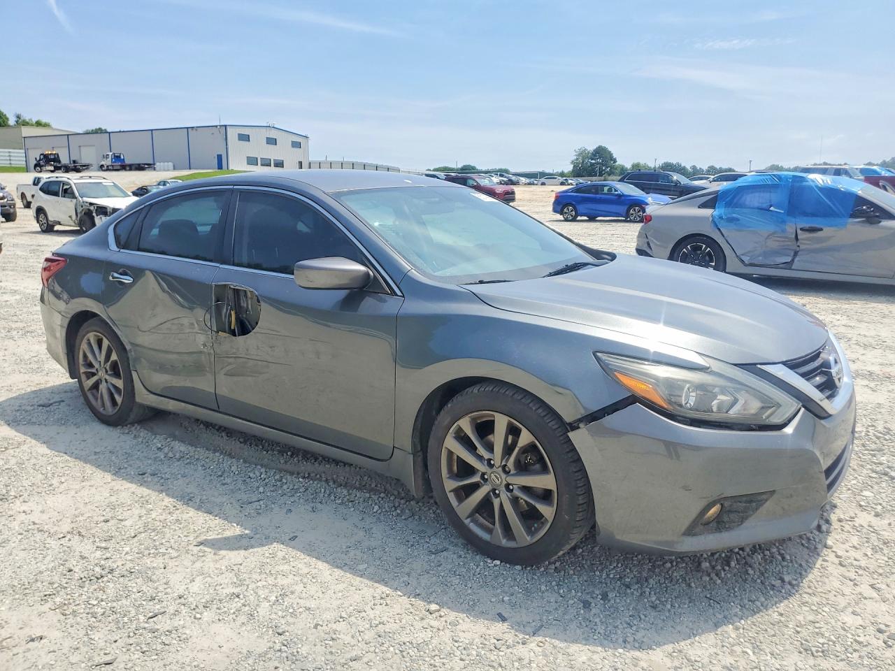 2018 Nissan Altima 2.5 Sr Gray vin: 1N4AL3AP9JC154513
