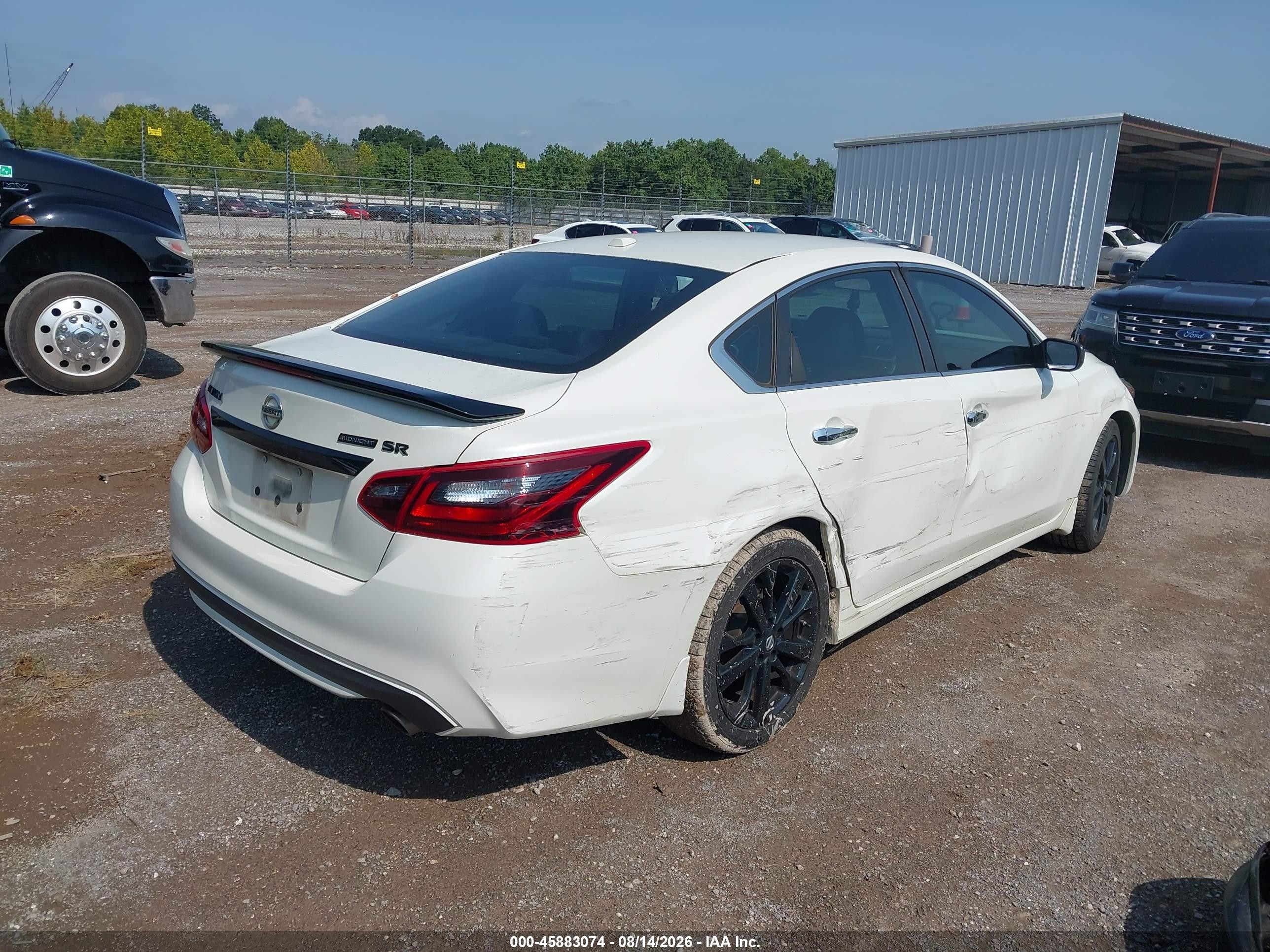 2018 Nissan Altima 2.5 Sr White vin: 1N4AL3AP9JC184708