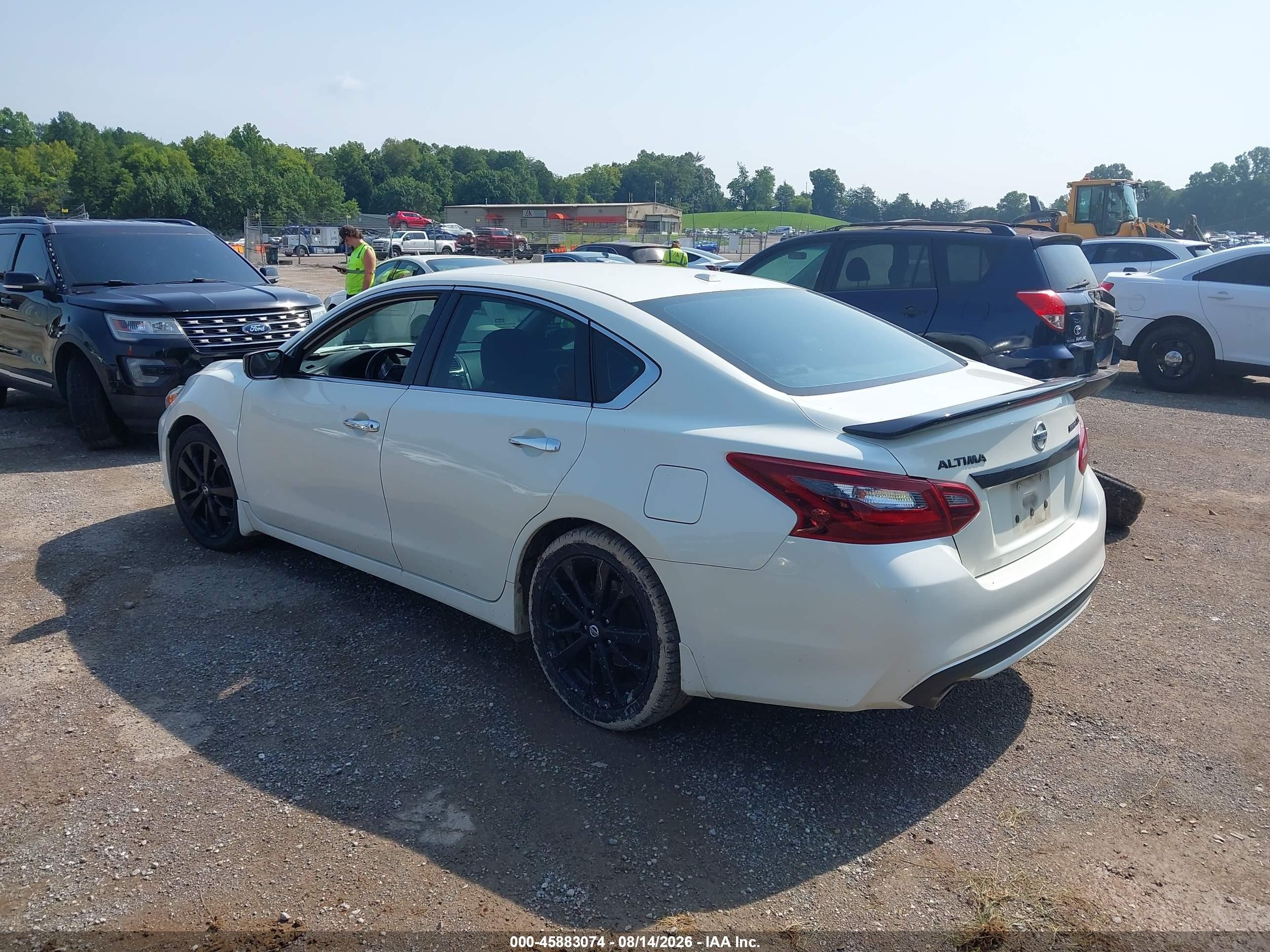 2018 Nissan Altima 2.5 Sr White vin: 1N4AL3AP9JC184708