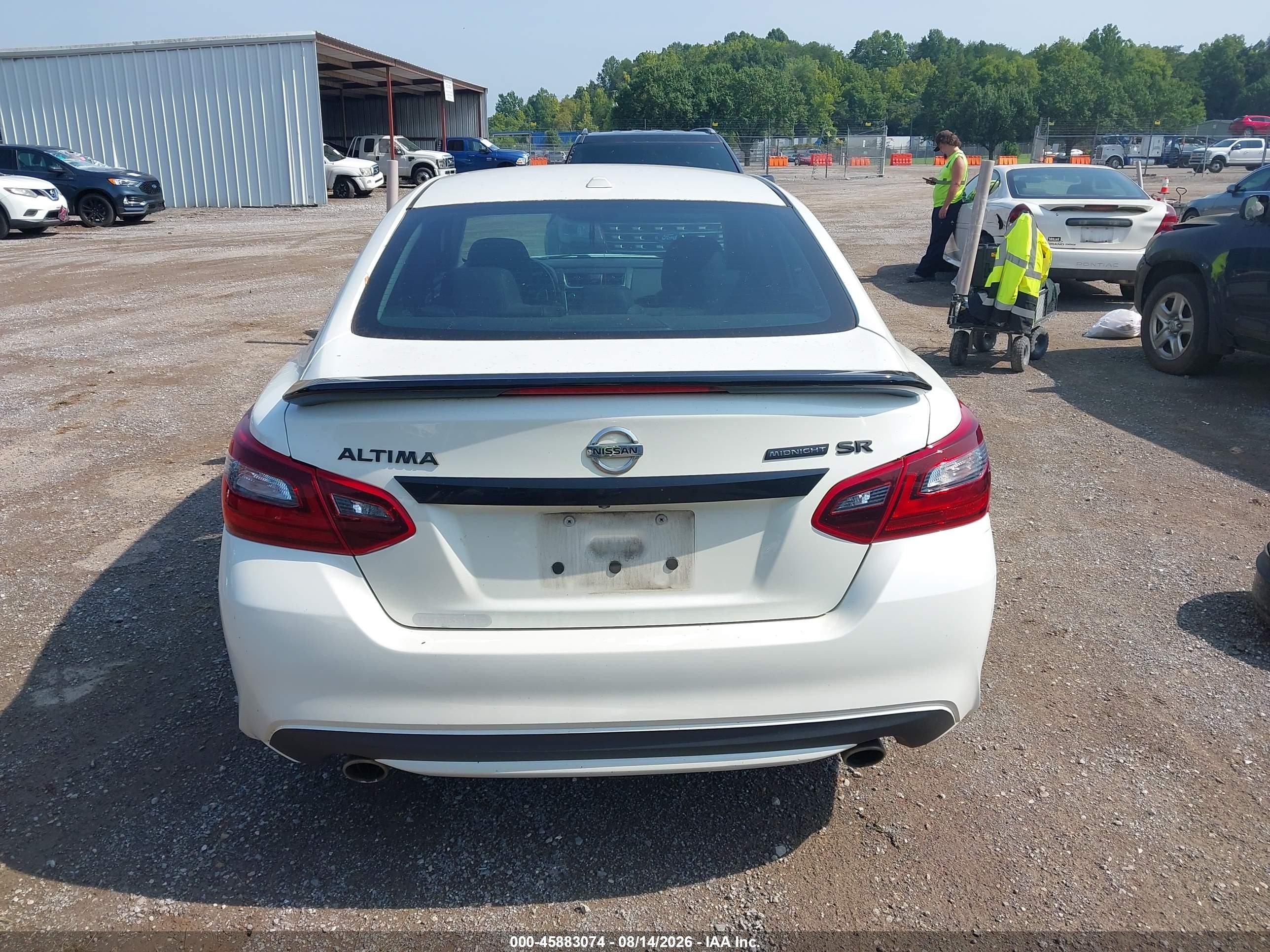 2018 Nissan Altima 2.5 Sr White vin: 1N4AL3AP9JC184708