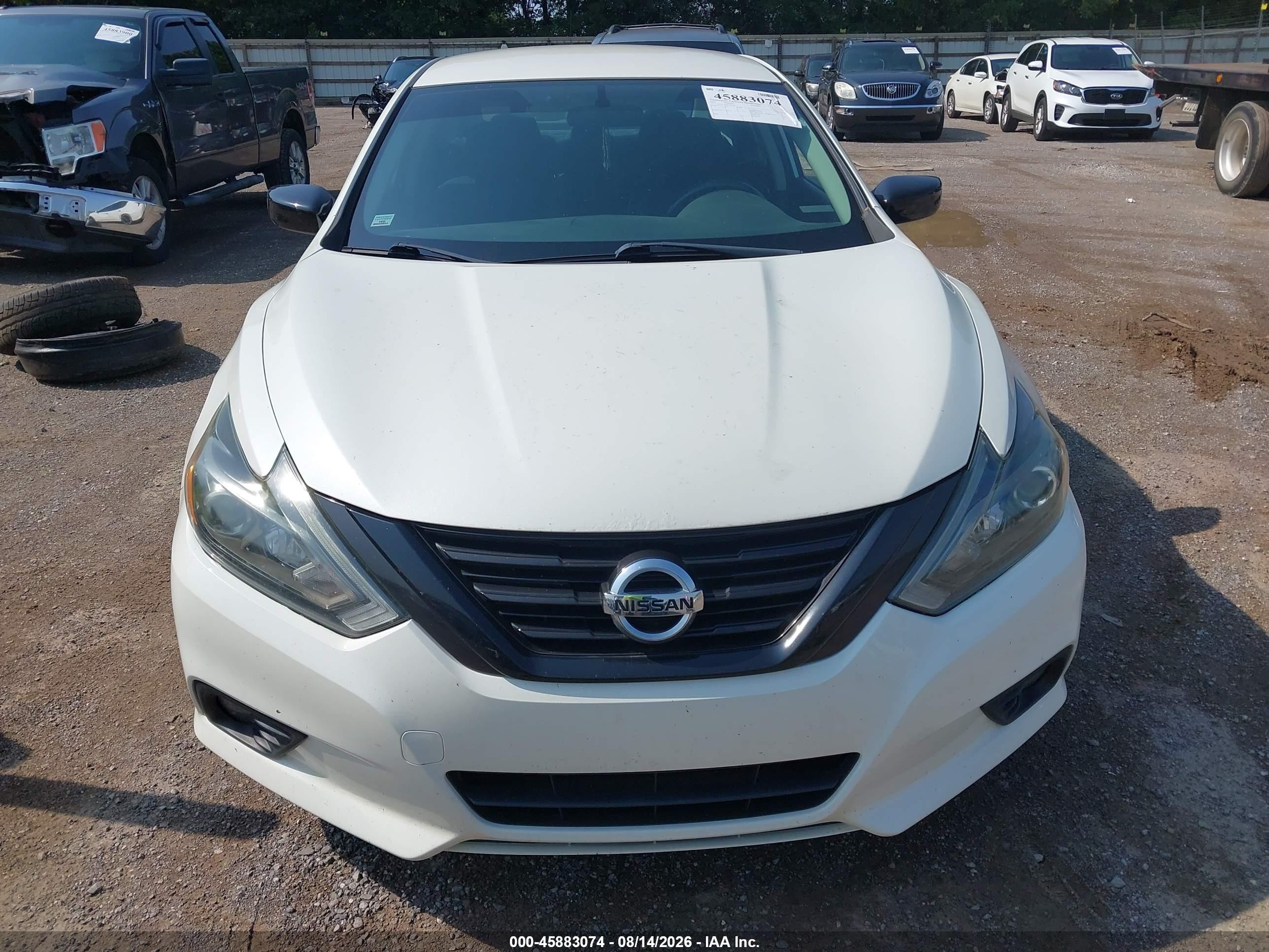 2018 Nissan Altima 2.5 Sr White vin: 1N4AL3AP9JC184708