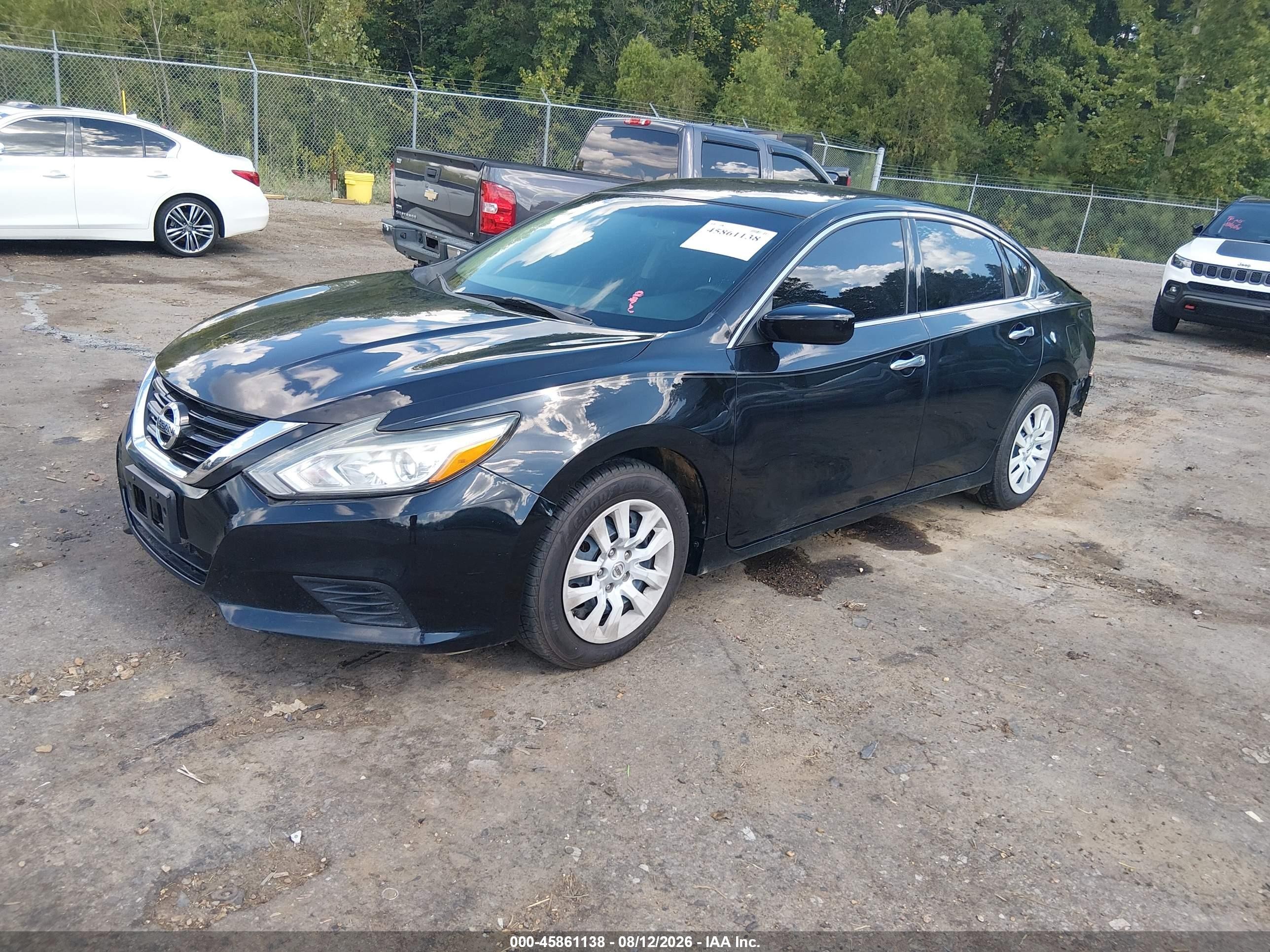 2018 Nissan Altima 2.5 S Черный vin: 1N4AL3AP9JC200647