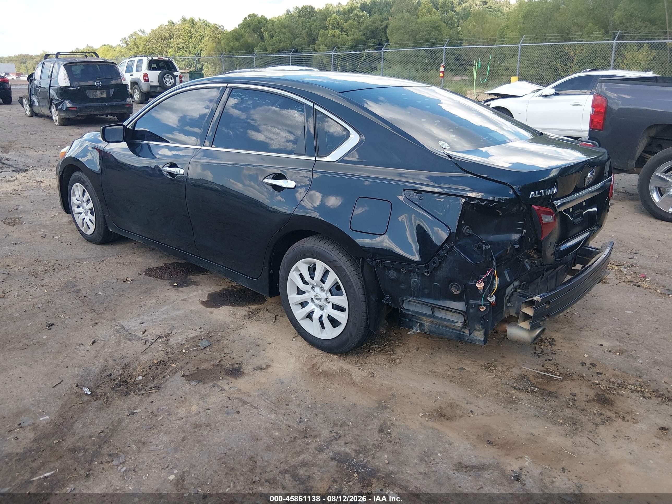 2018 Nissan Altima 2.5 S Черный vin: 1N4AL3AP9JC200647