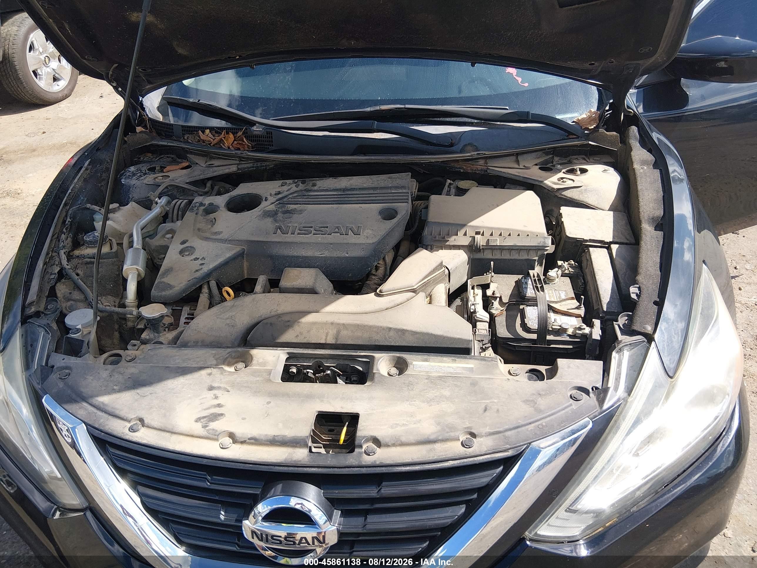 2018 Nissan Altima 2.5 S Черный vin: 1N4AL3AP9JC200647