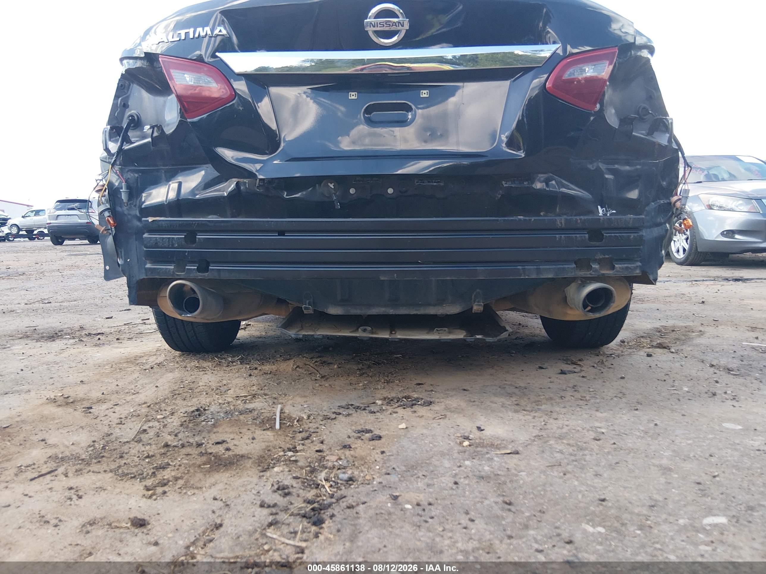2018 Nissan Altima 2.5 S Черный vin: 1N4AL3AP9JC200647