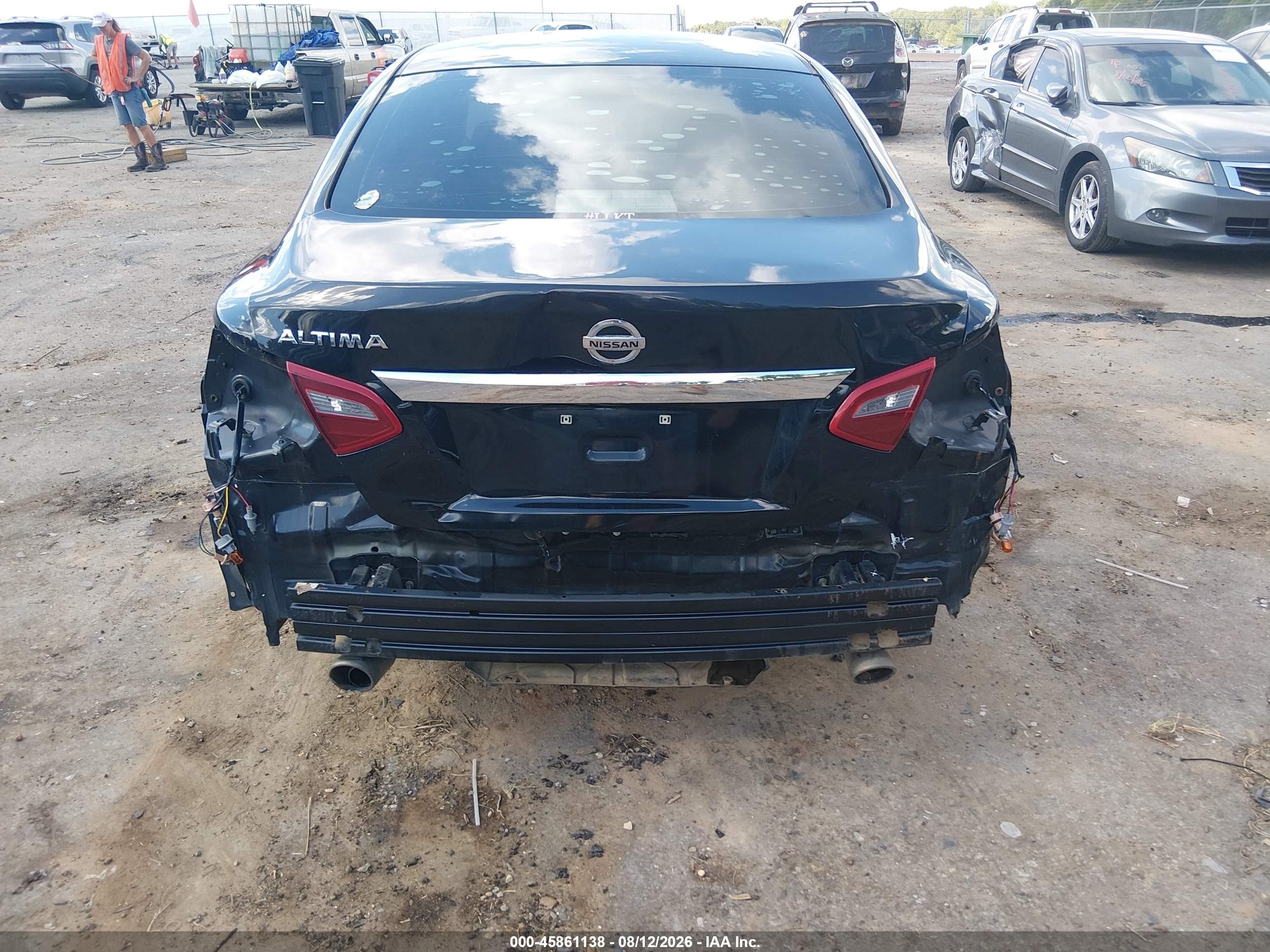 2018 Nissan Altima 2.5 S Черный vin: 1N4AL3AP9JC200647