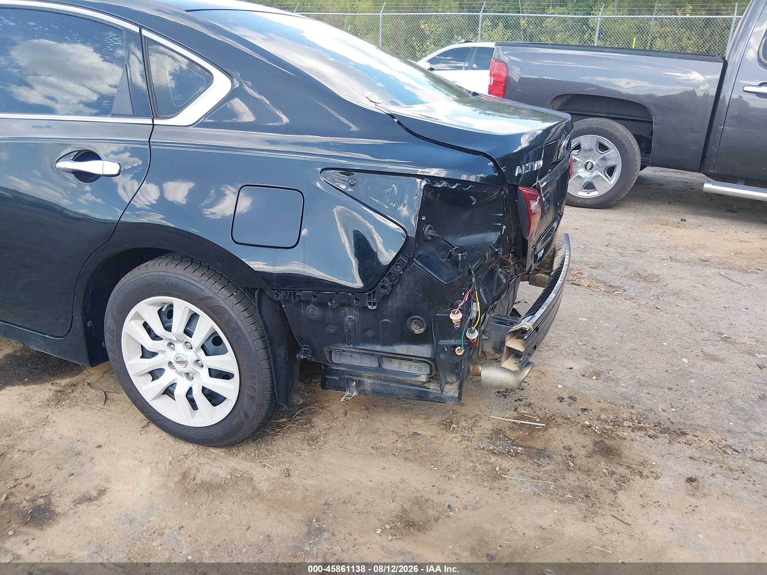 2018 Nissan Altima 2.5 S Черный vin: 1N4AL3AP9JC200647