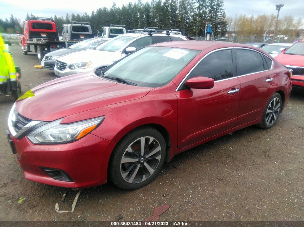 2018 Nissan Altima 2.5 Sr Red vin: 1N4AL3AP9JC279351