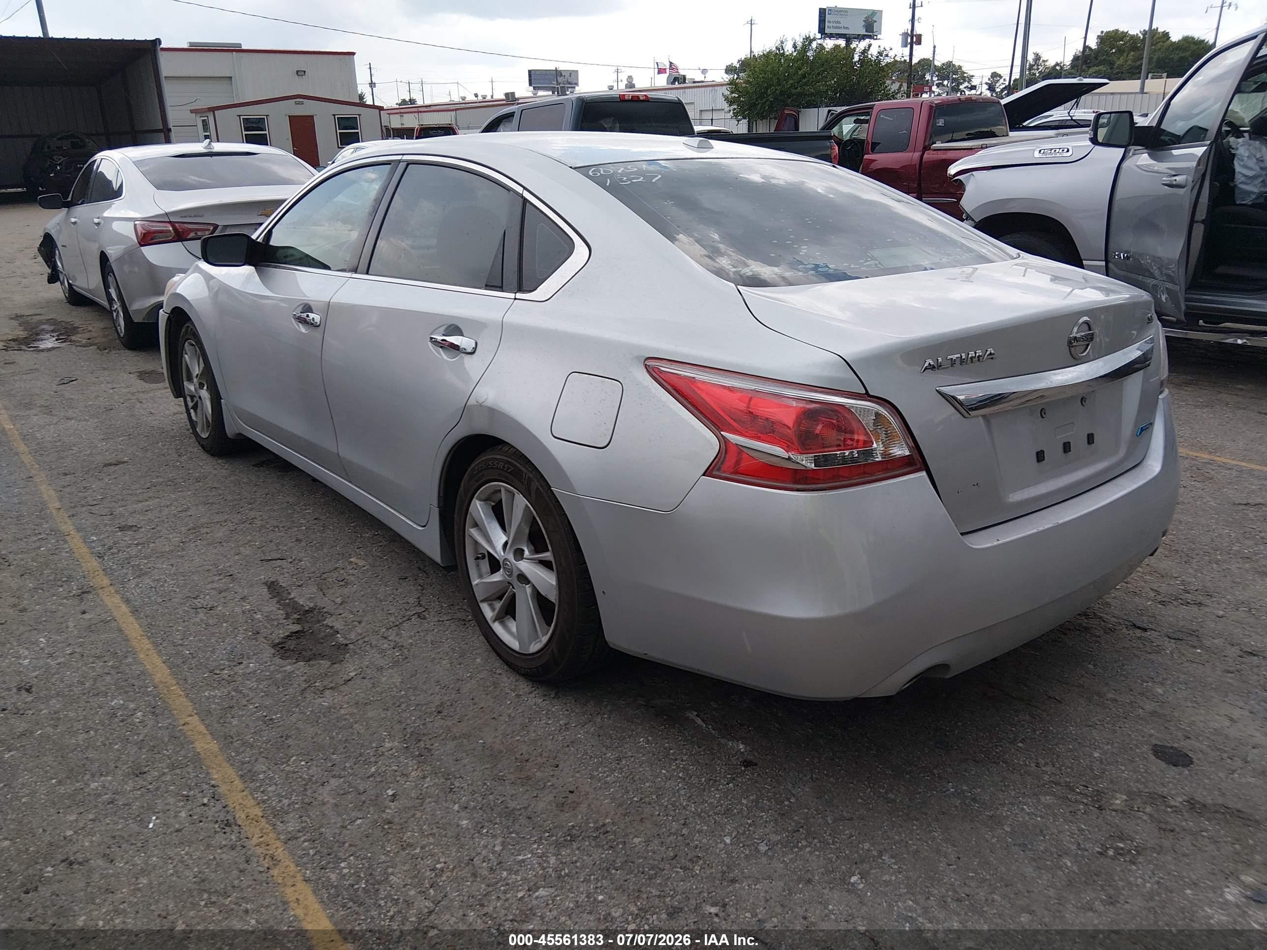 2013 Nissan Altima 2.5 Sv Silver vin: 1N4AL3APXDC100075