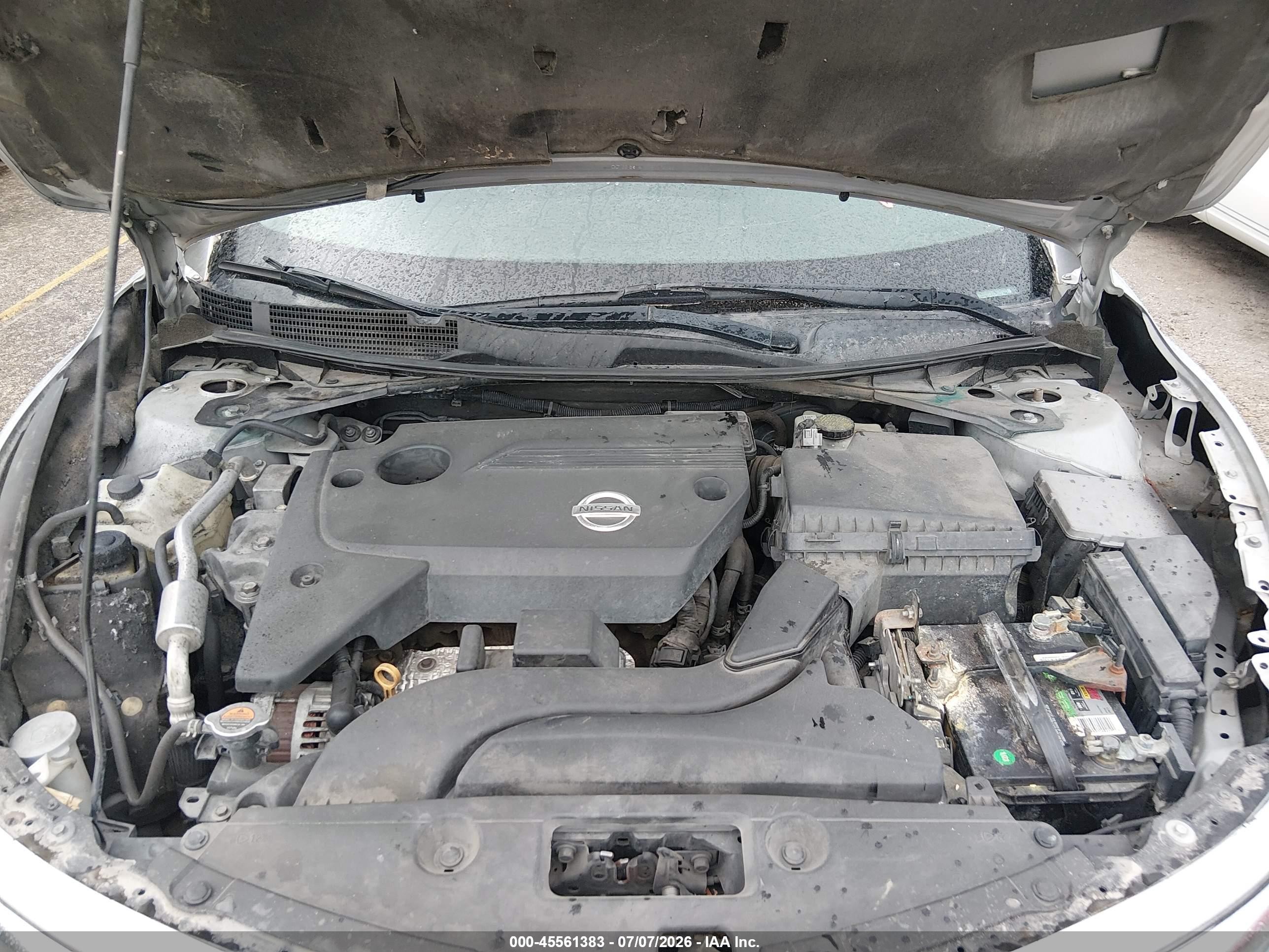 2013 Nissan Altima 2.5 Sv Silver vin: 1N4AL3APXDC100075
