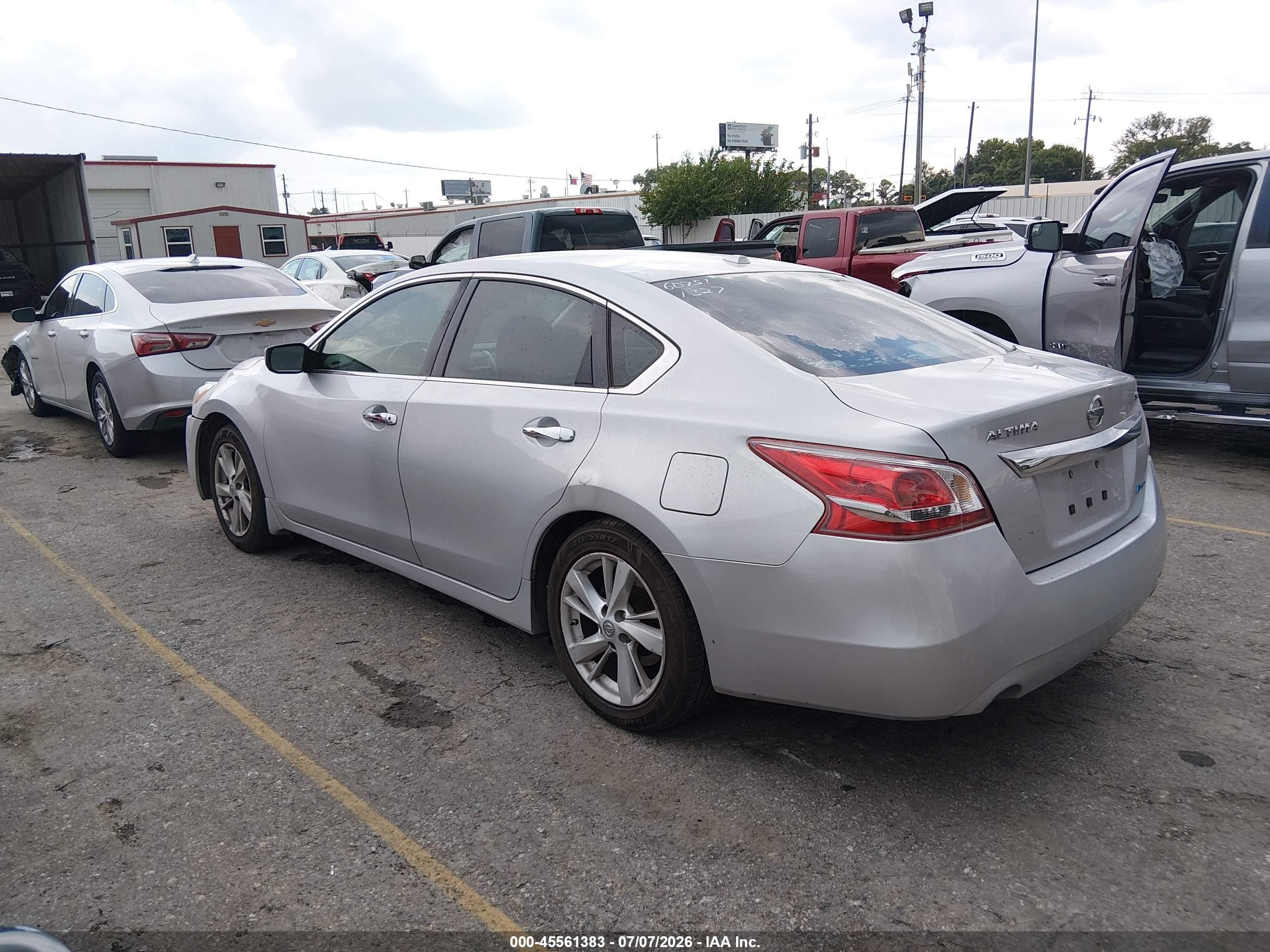 2013 Nissan Altima 2.5 Sv Silver vin: 1N4AL3APXDC100075