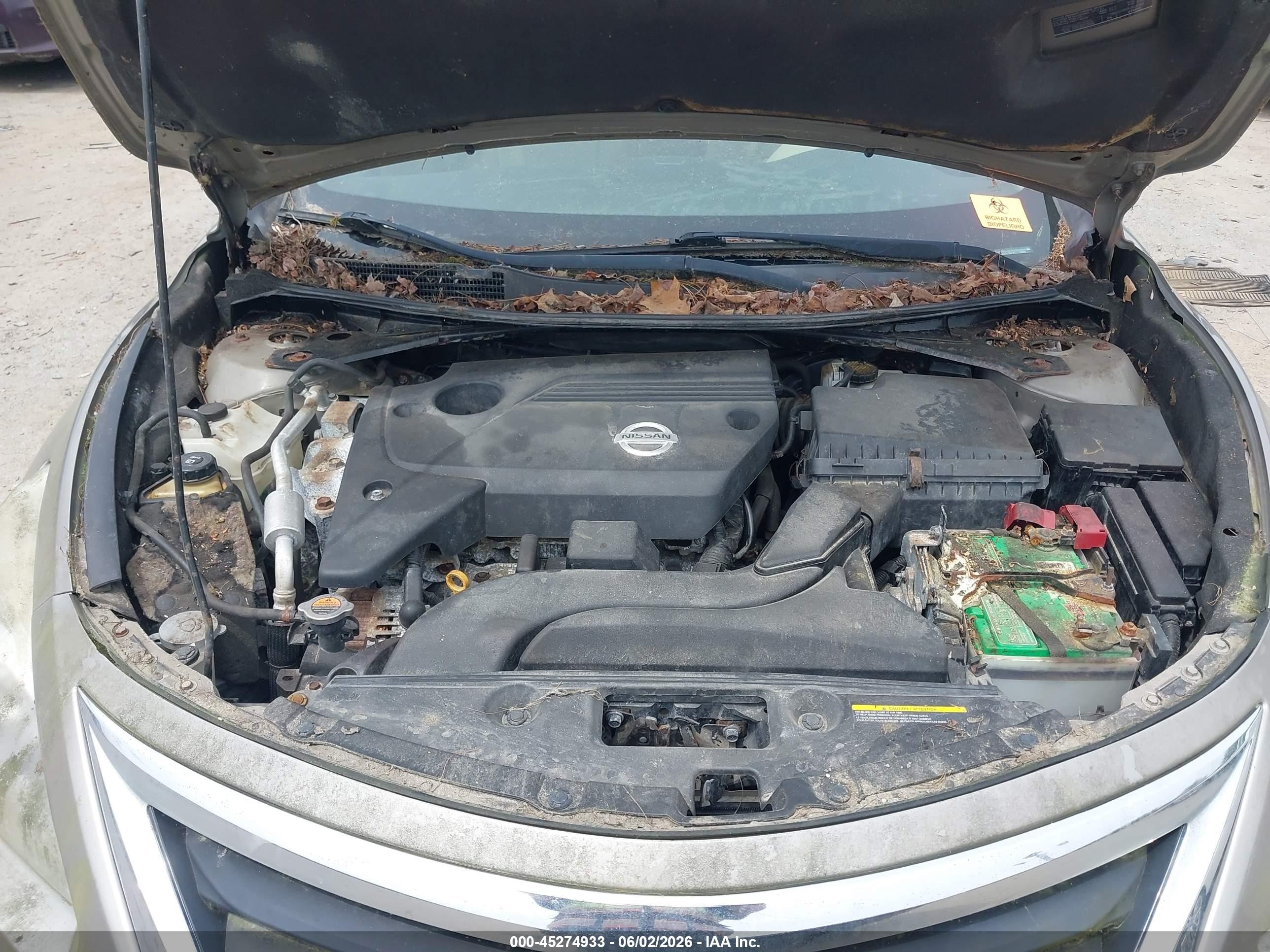 2013 Nissan Altima 2.5 Sl Gold vin: 1N4AL3APXDC103848