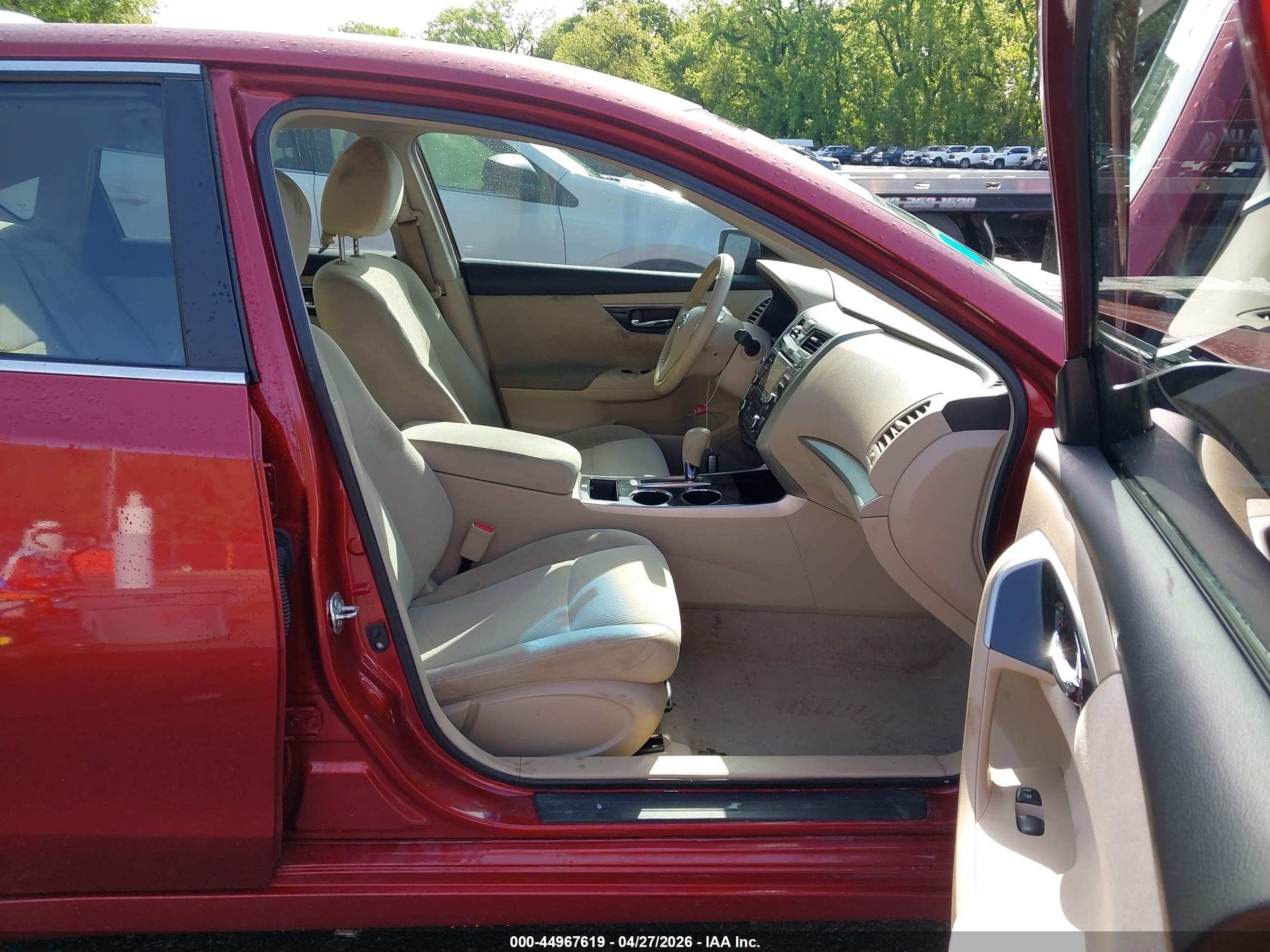 2013 Nissan Altima 2.5 Sv Maroon vin: 1N4AL3APXDC106202