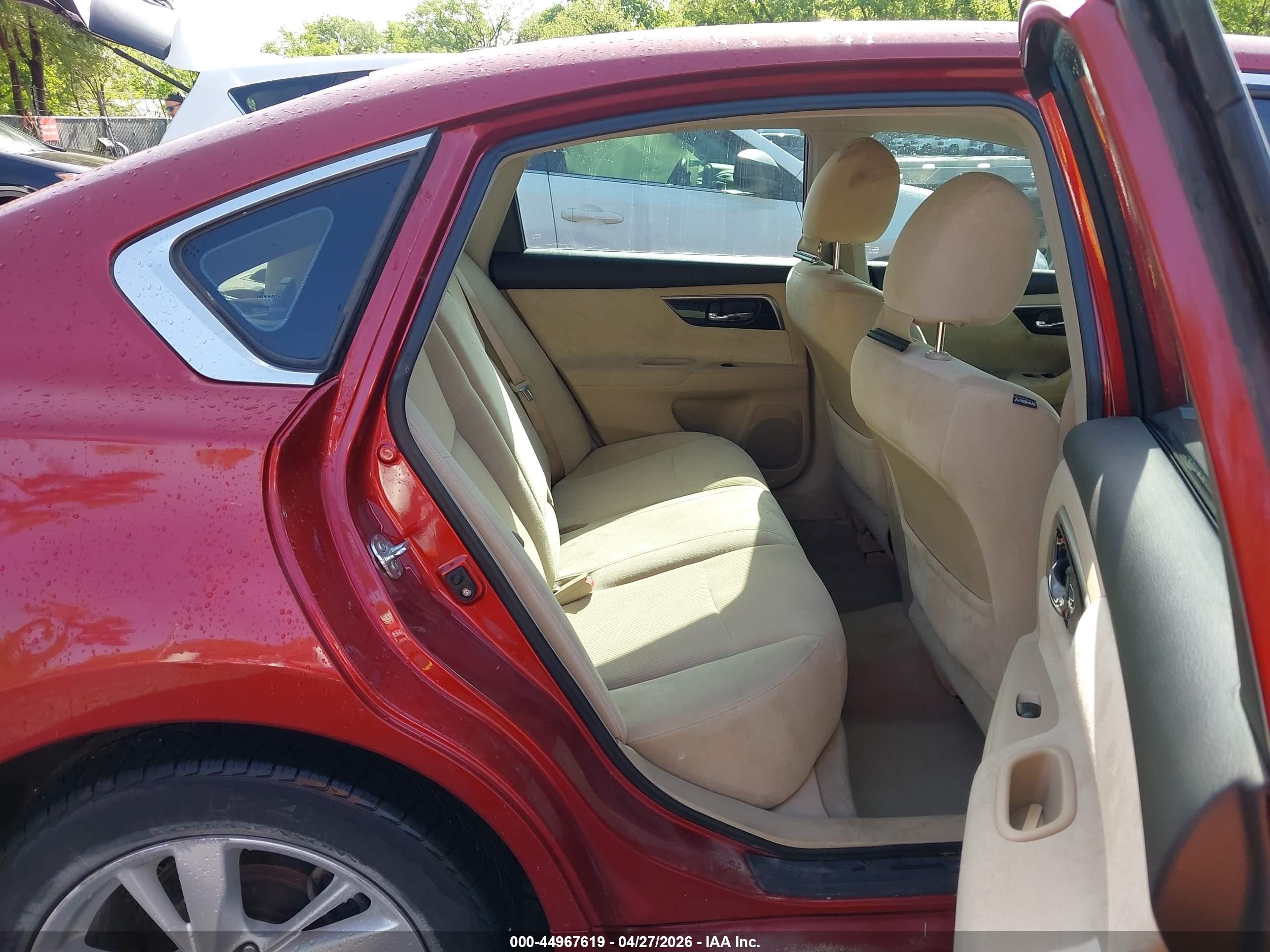2013 Nissan Altima 2.5 Sv Maroon vin: 1N4AL3APXDC106202