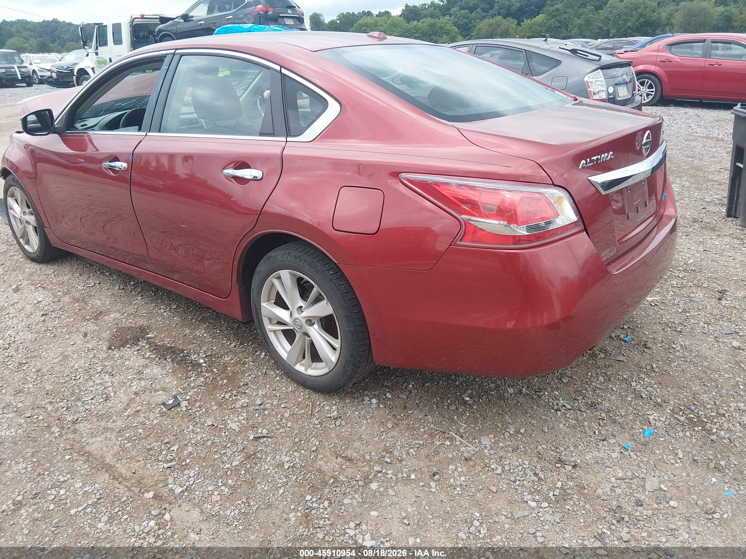 2013 Nissan Altima 2.5 Sl Red vin: 1N4AL3APXDC106426