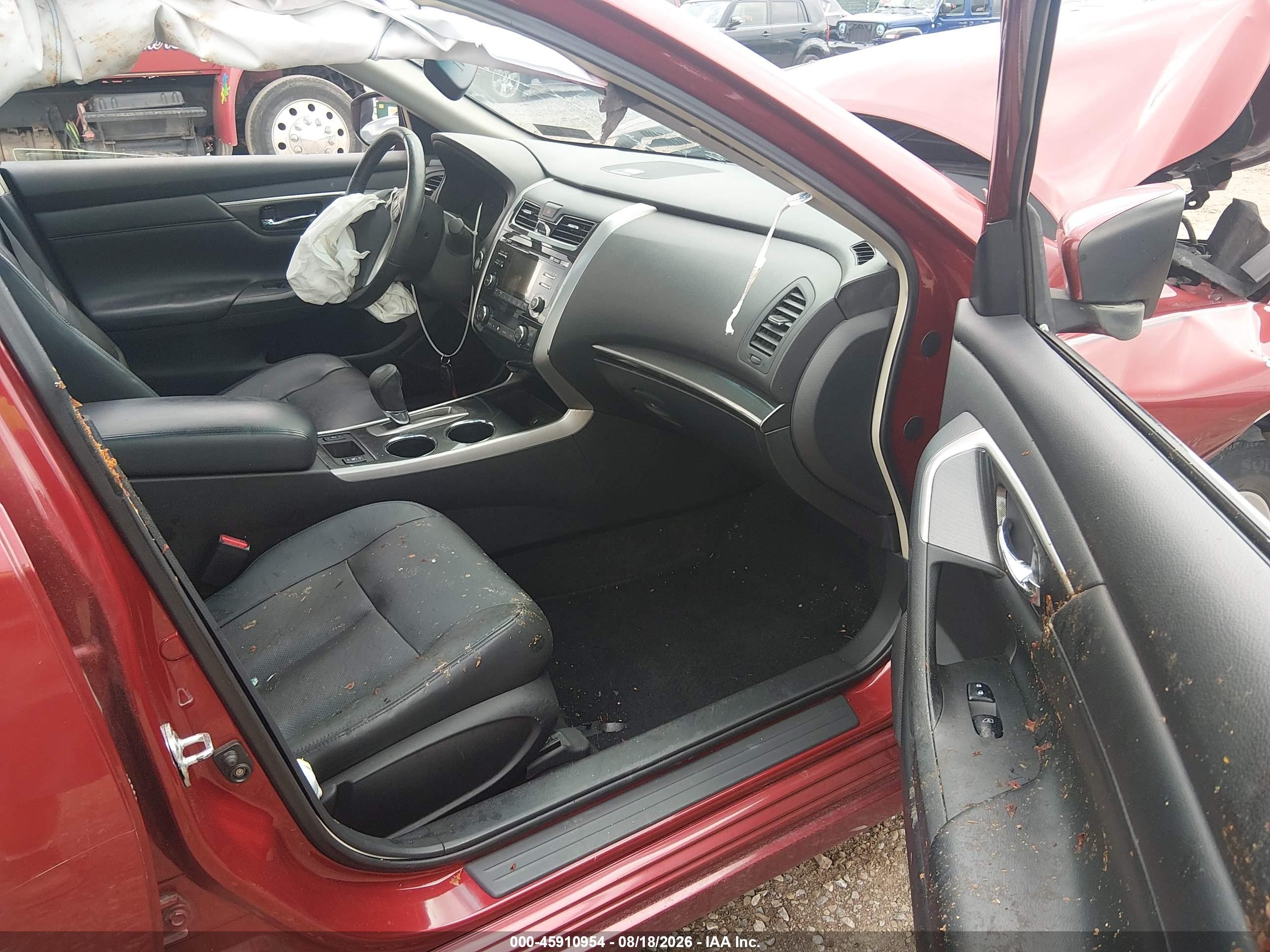 2013 Nissan Altima 2.5 Sl Red vin: 1N4AL3APXDC106426