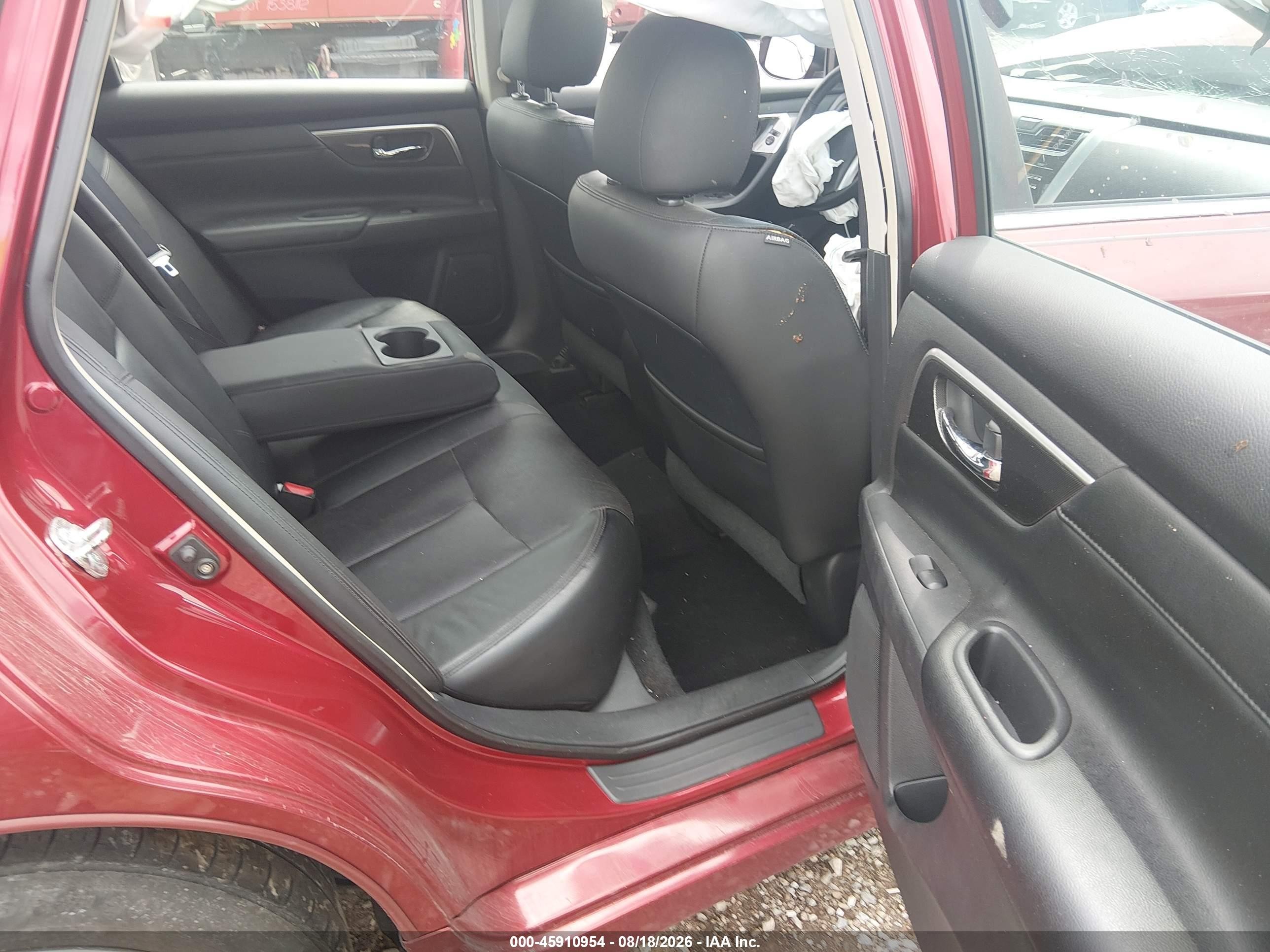 2013 Nissan Altima 2.5 Sl Red vin: 1N4AL3APXDC106426