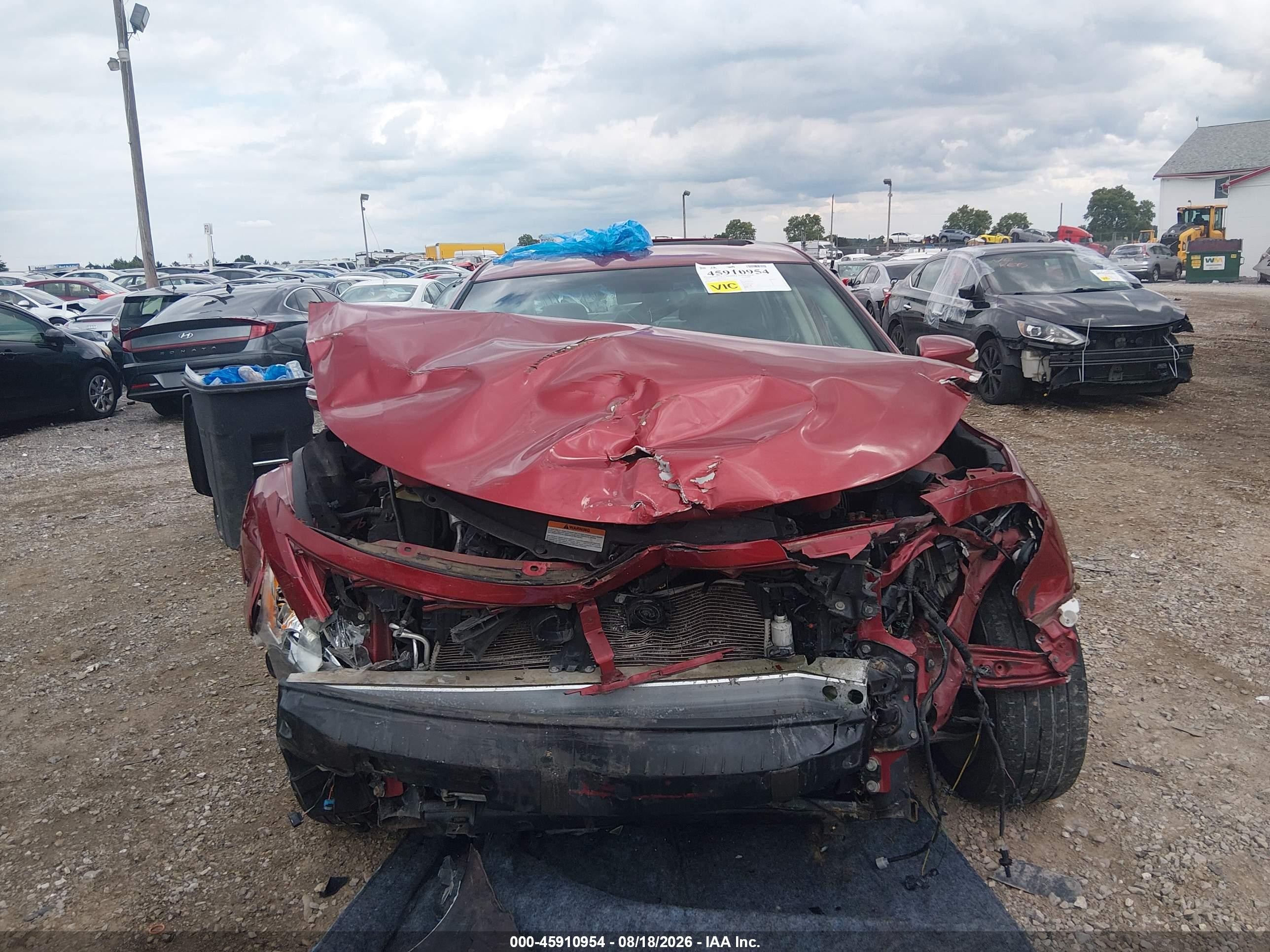 2013 Nissan Altima 2.5 Sl Red vin: 1N4AL3APXDC106426