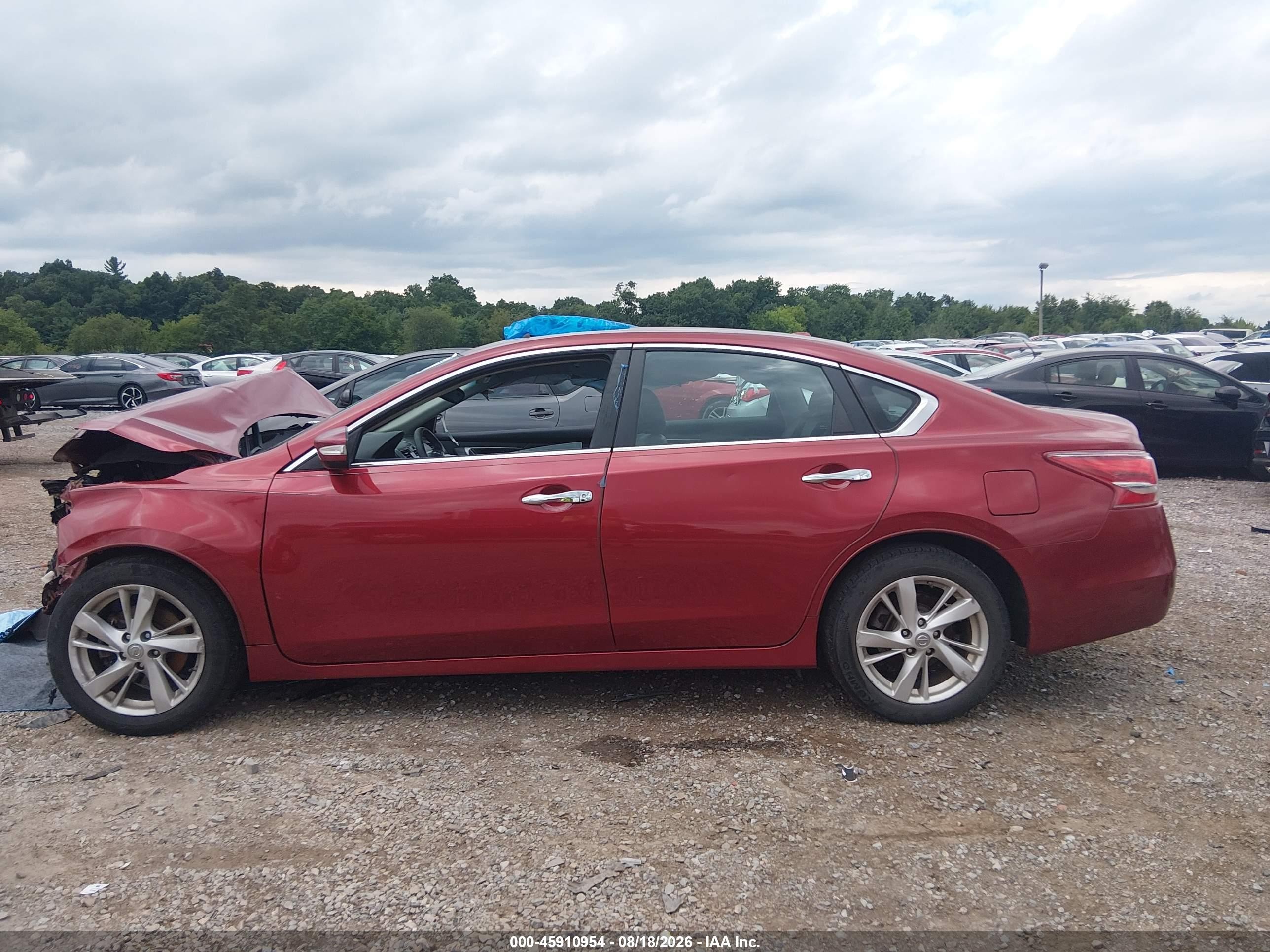 2013 Nissan Altima 2.5 Sl Red vin: 1N4AL3APXDC106426