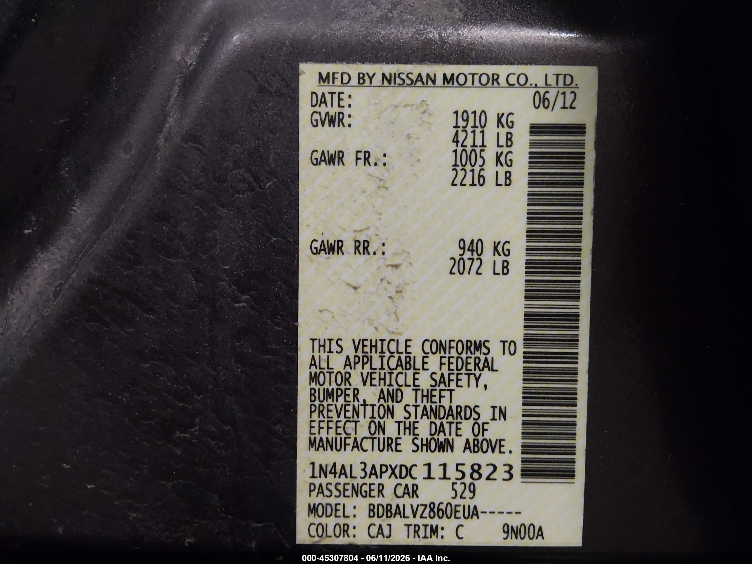 2013 Nissan Altima 2.5 Sl Brown vin: 1N4AL3APXDC115823