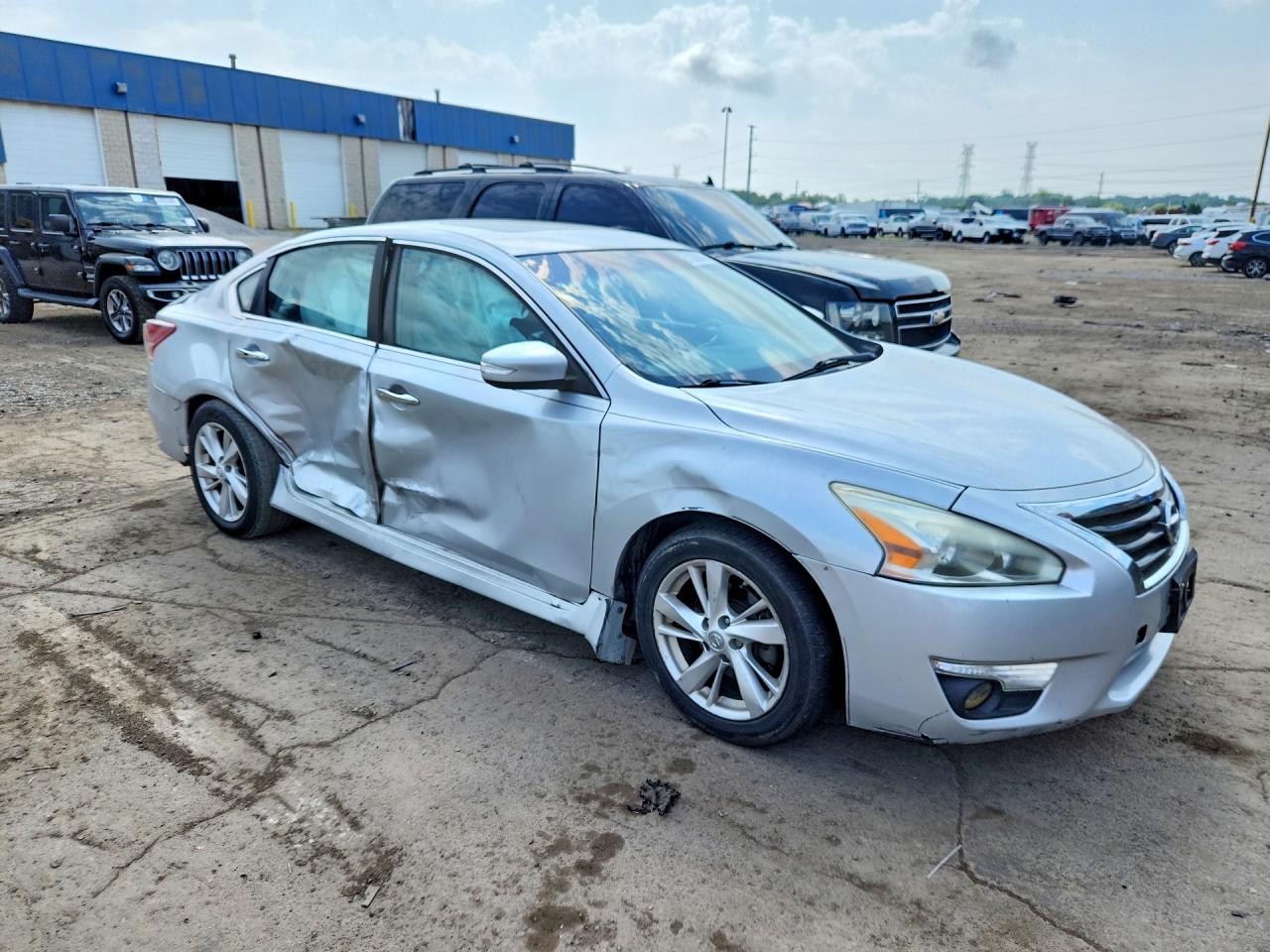 2013 Nissan Altima 2.5 Серебряный vin: 1N4AL3APXDC127891