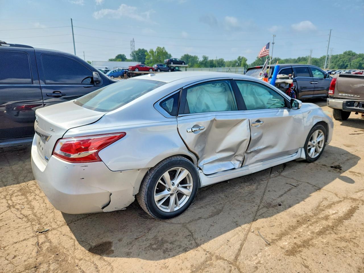 2013 Nissan Altima 2.5 Серебряный vin: 1N4AL3APXDC127891