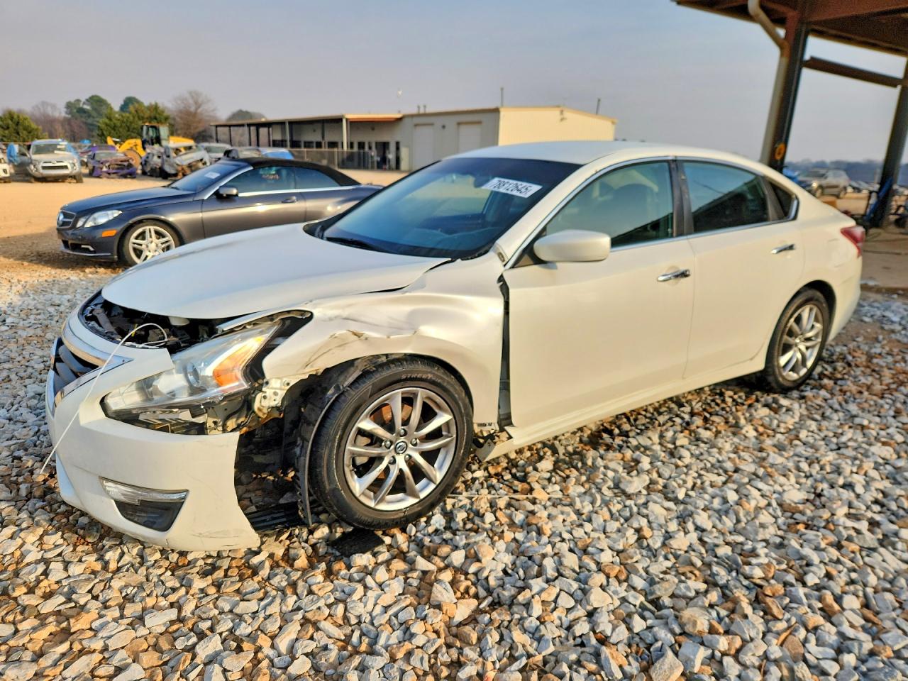 2013 Nissan Altima 2.5 White vin: 1N4AL3APXDC128748