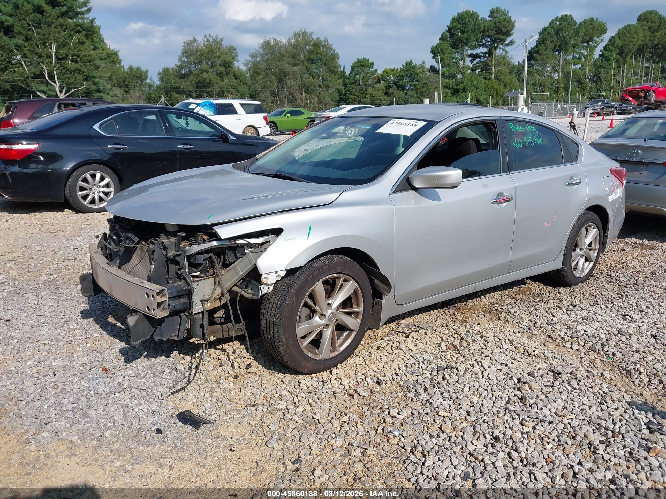 2013 Nissan Altima 2.5 Sv Silver vin: 1N4AL3APXDC149051