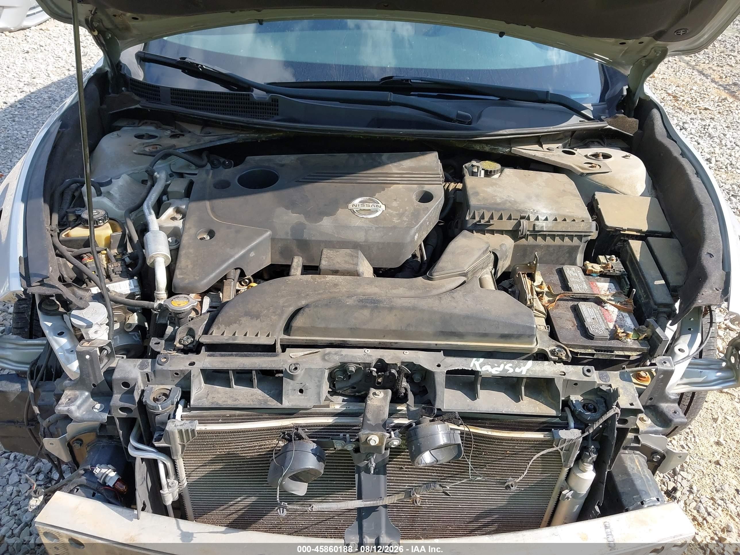 2013 Nissan Altima 2.5 Sv Silver vin: 1N4AL3APXDC149051