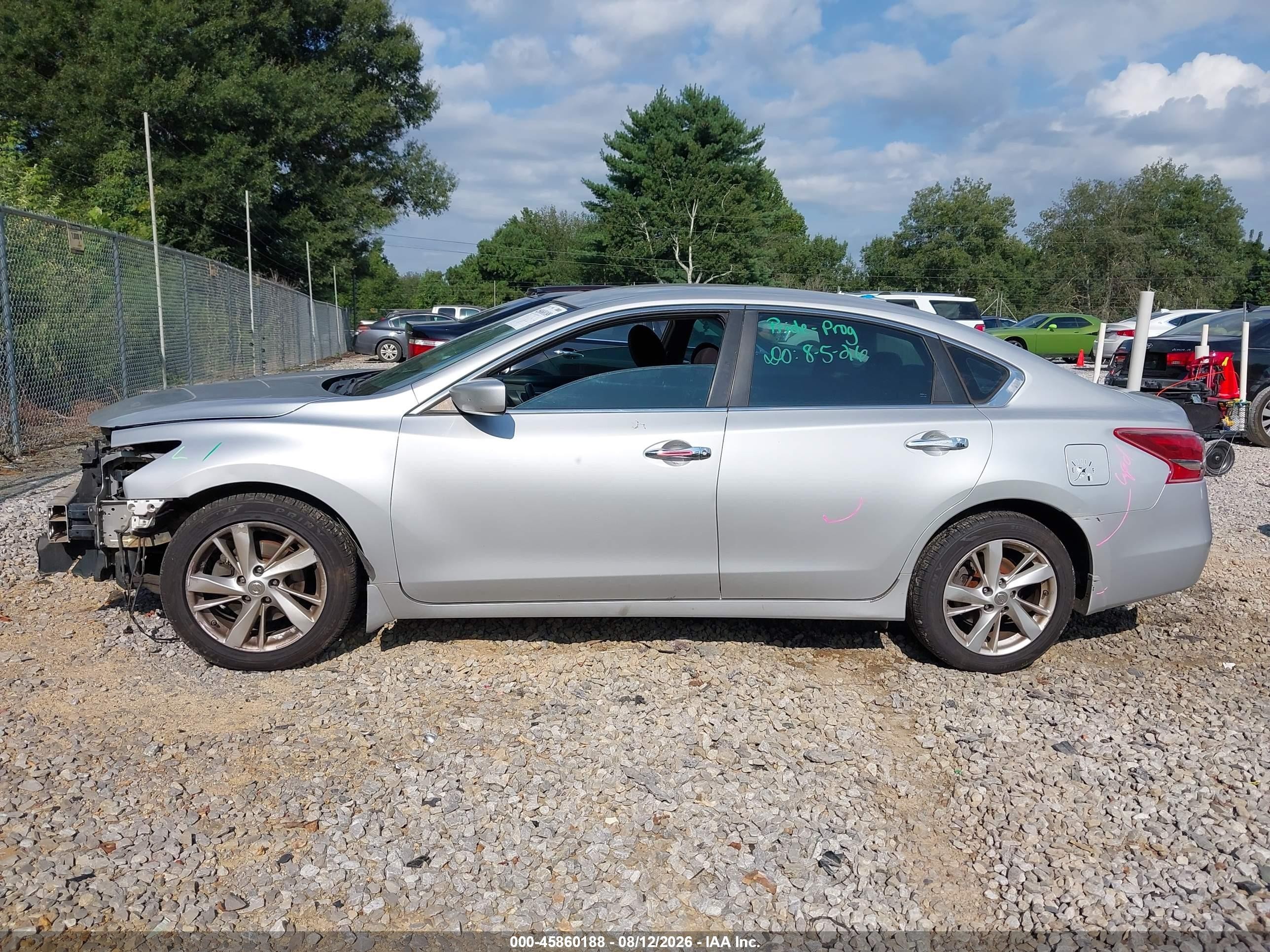 2013 Nissan Altima 2.5 Sv Silver vin: 1N4AL3APXDC149051
