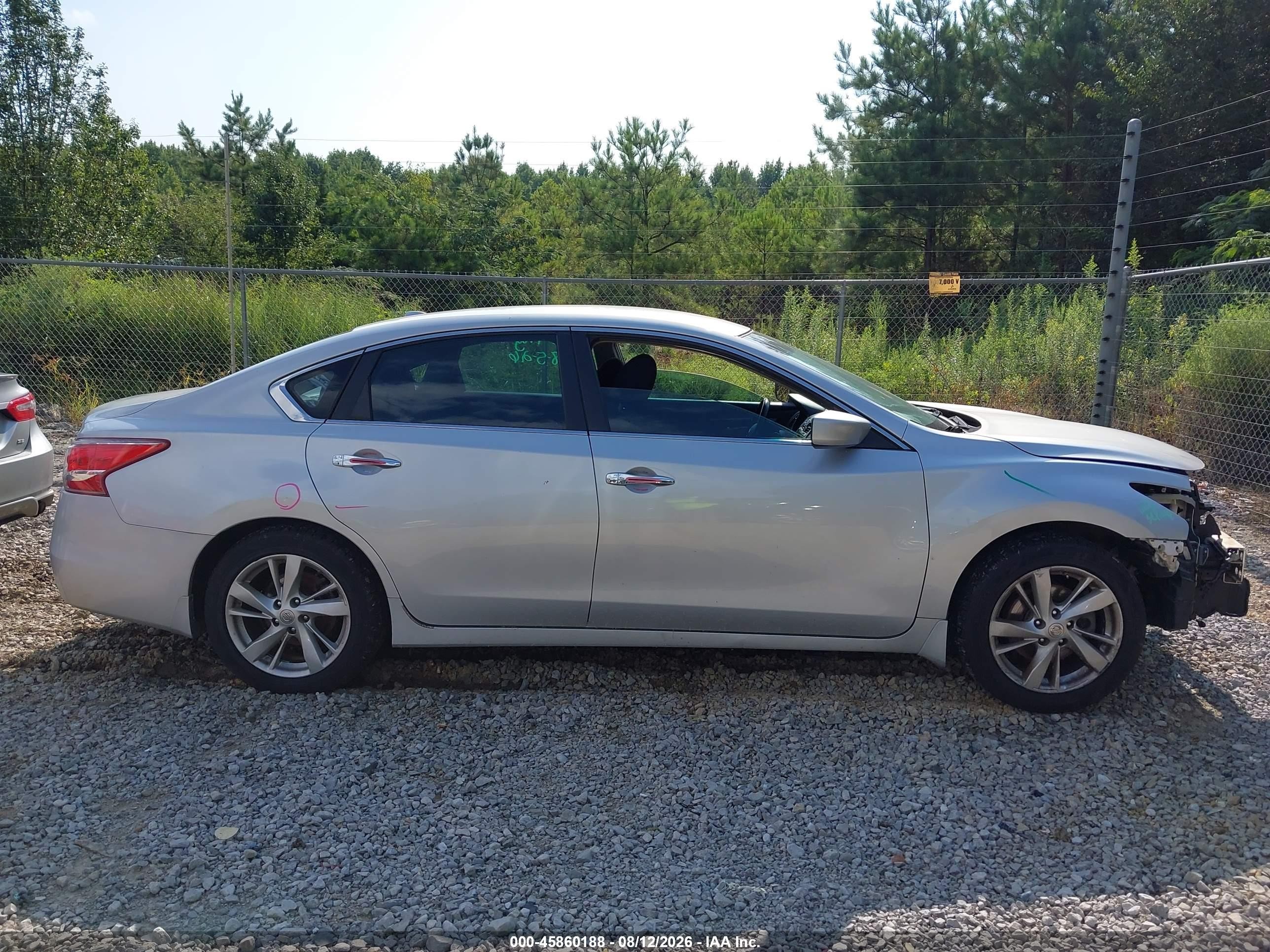 2013 Nissan Altima 2.5 Sv Silver vin: 1N4AL3APXDC149051