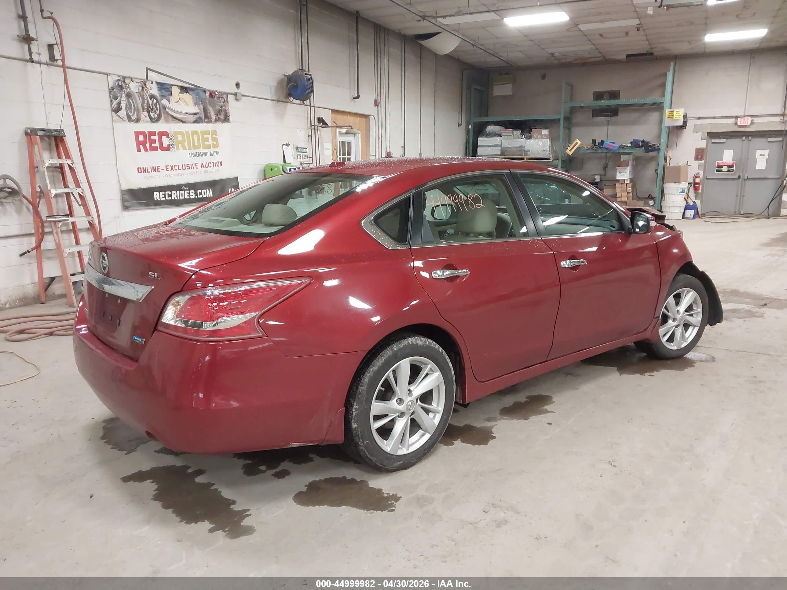 2013 Nissan Altima 2.5 Sl Красный vin: 1N4AL3APXDC149941
