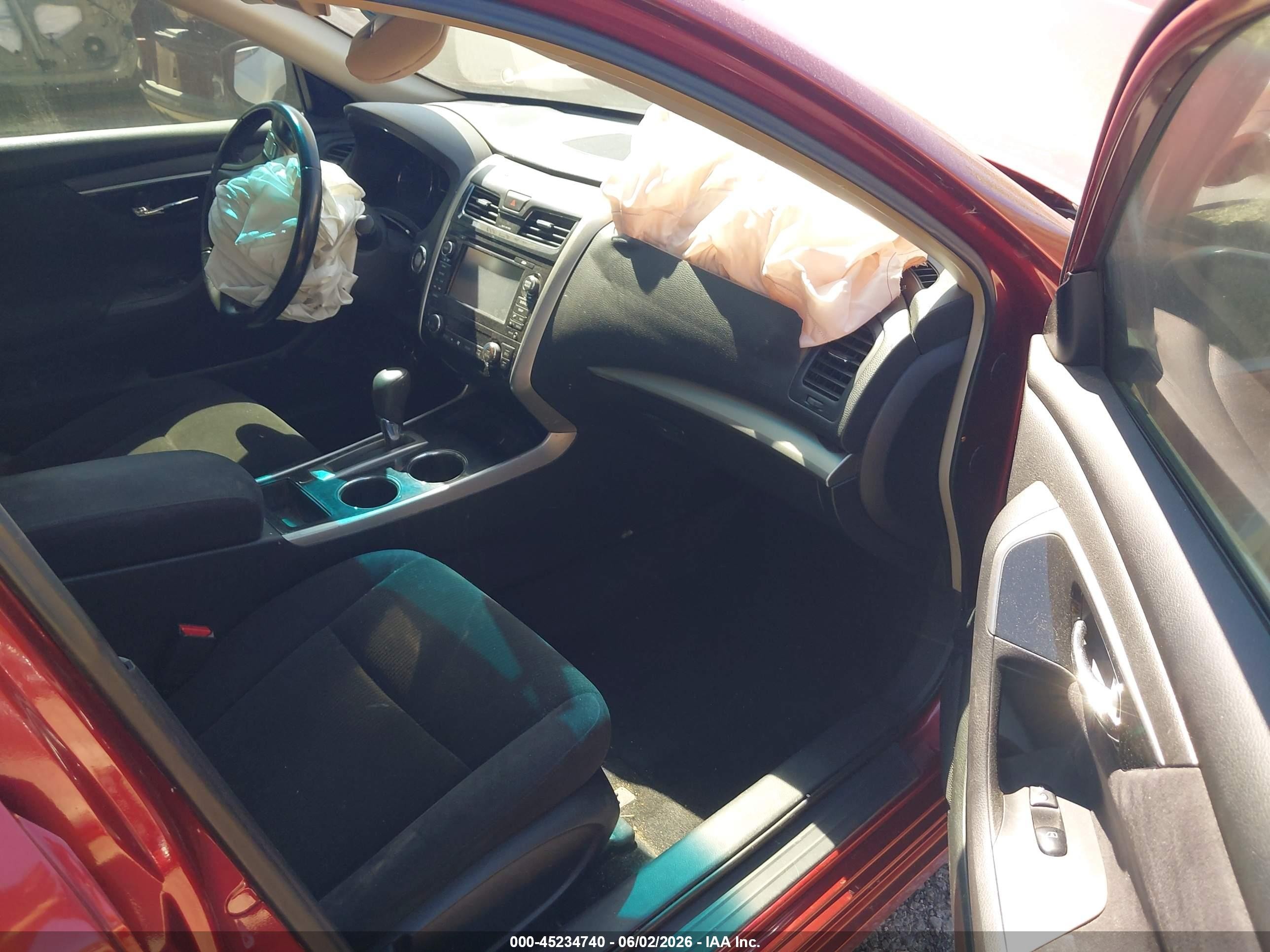2013 Nissan Altima 2.5 Sv Red vin: 1N4AL3APXDC170546