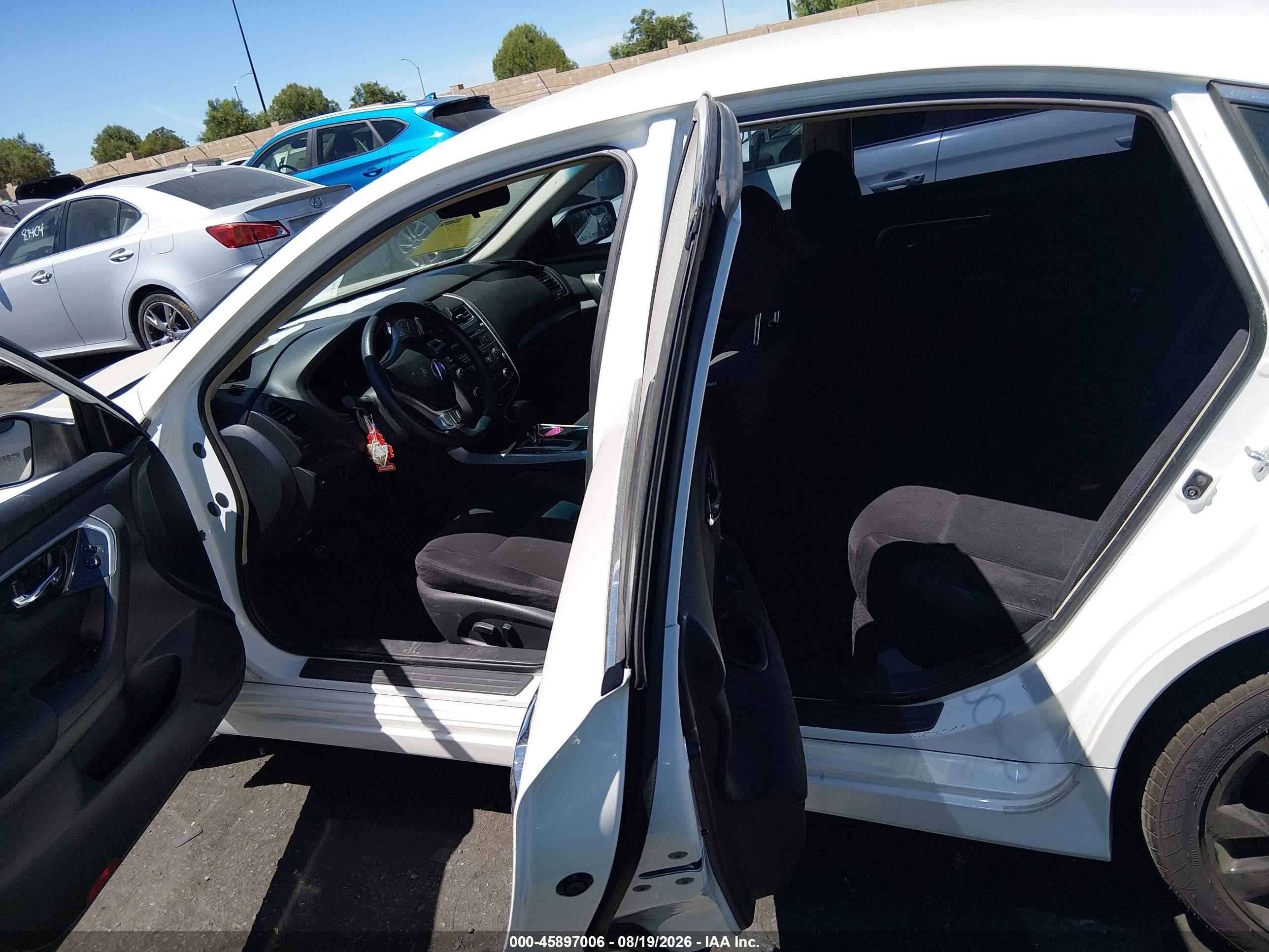 2013 Nissan Altima 2.5 S White vin: 1N4AL3APXDC172295