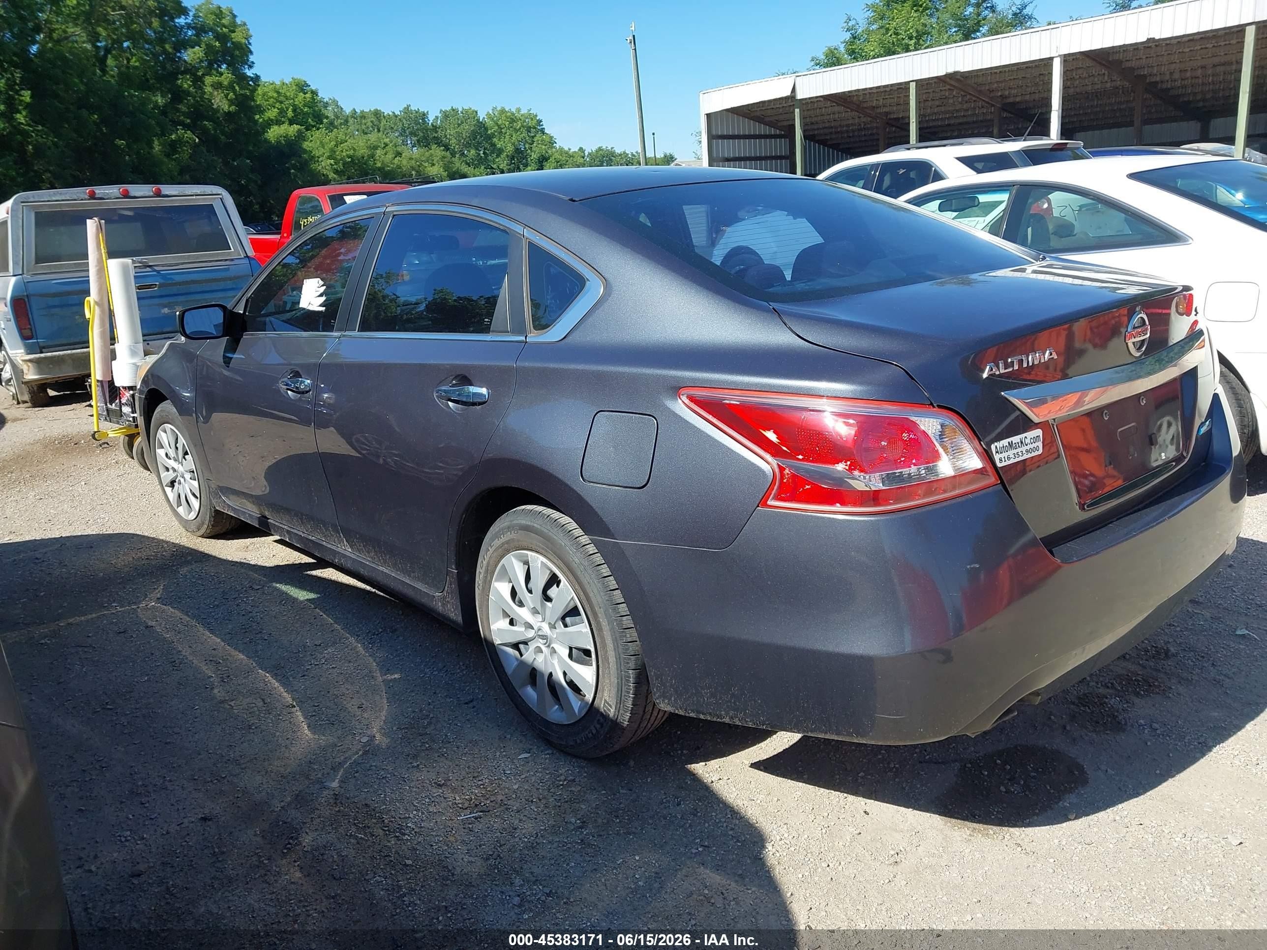 2013 Nissan Altima 2.5 S Gray vin: 1N4AL3APXDC178825