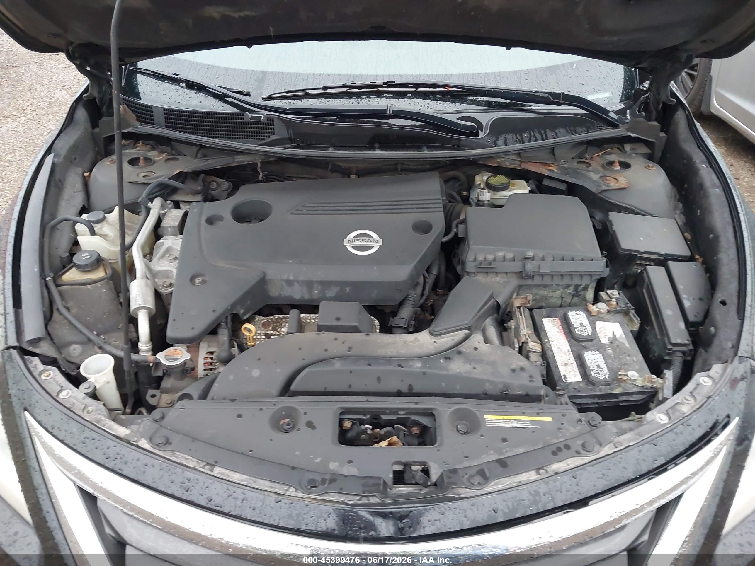 2013 Nissan Altima 2.5 Sl Black vin: 1N4AL3APXDC189453