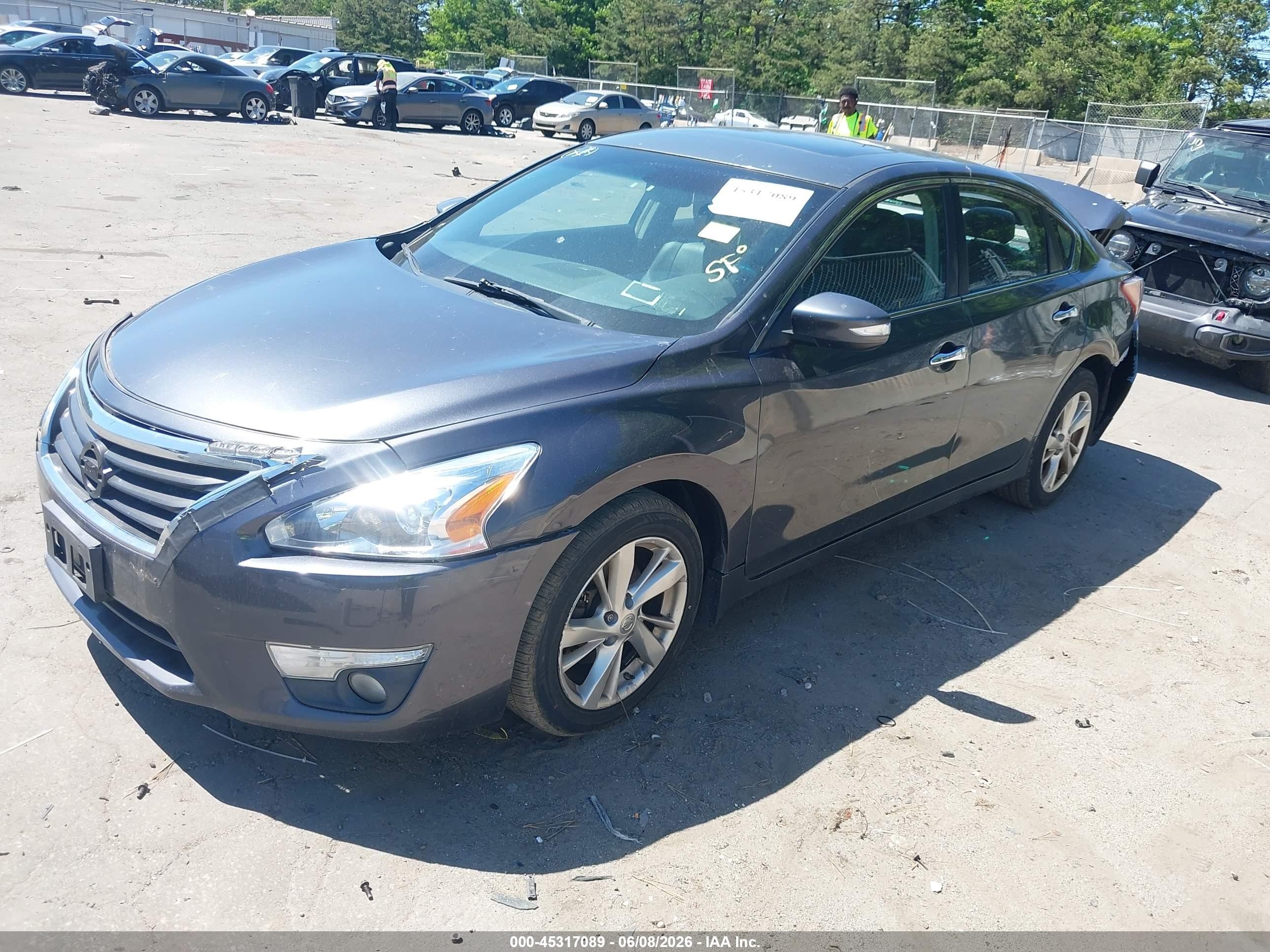 2013 Nissan Altima 2.5 Sl Gray vin: 1N4AL3APXDC193339