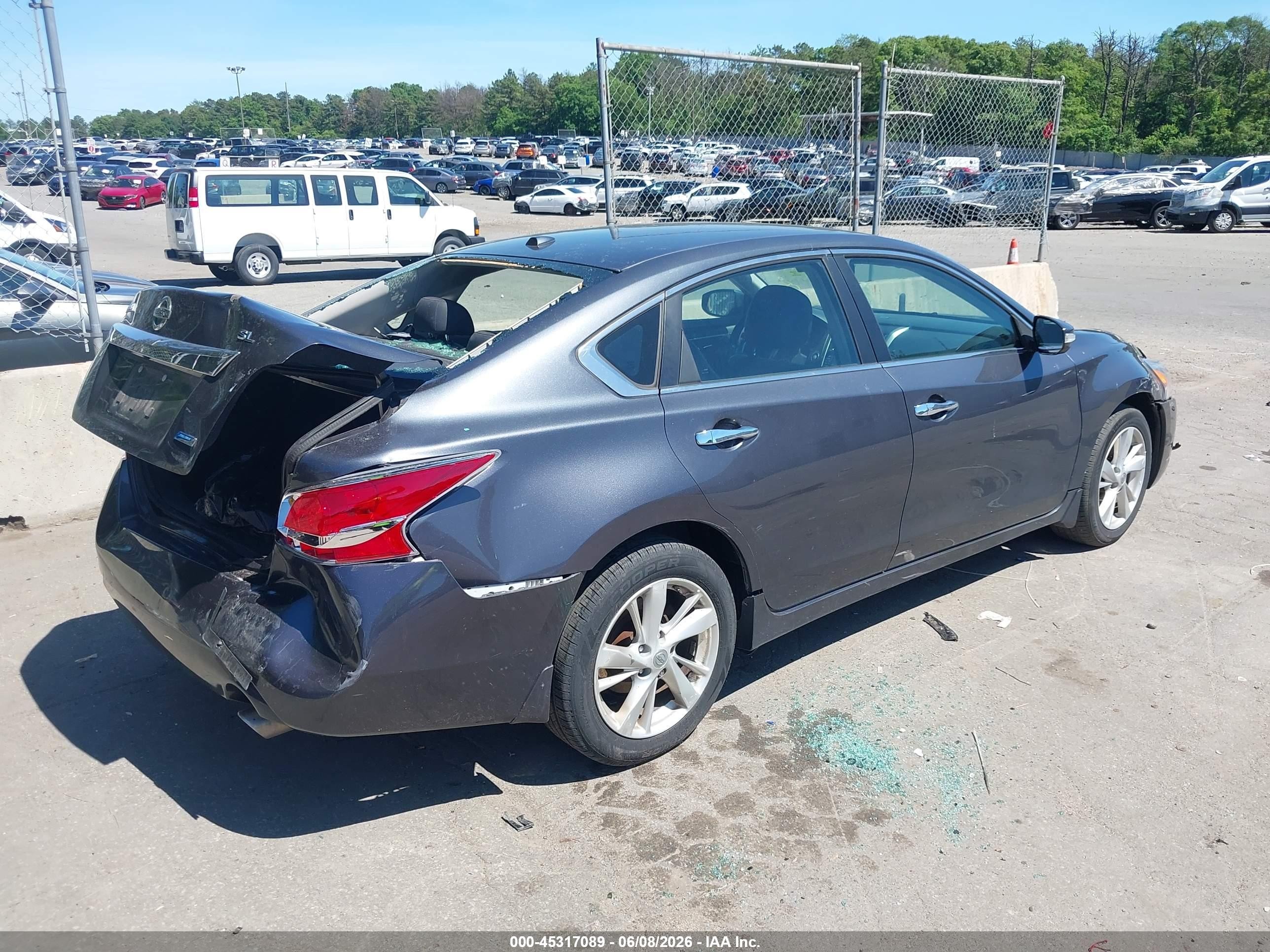 2013 Nissan Altima 2.5 Sl Gray vin: 1N4AL3APXDC193339