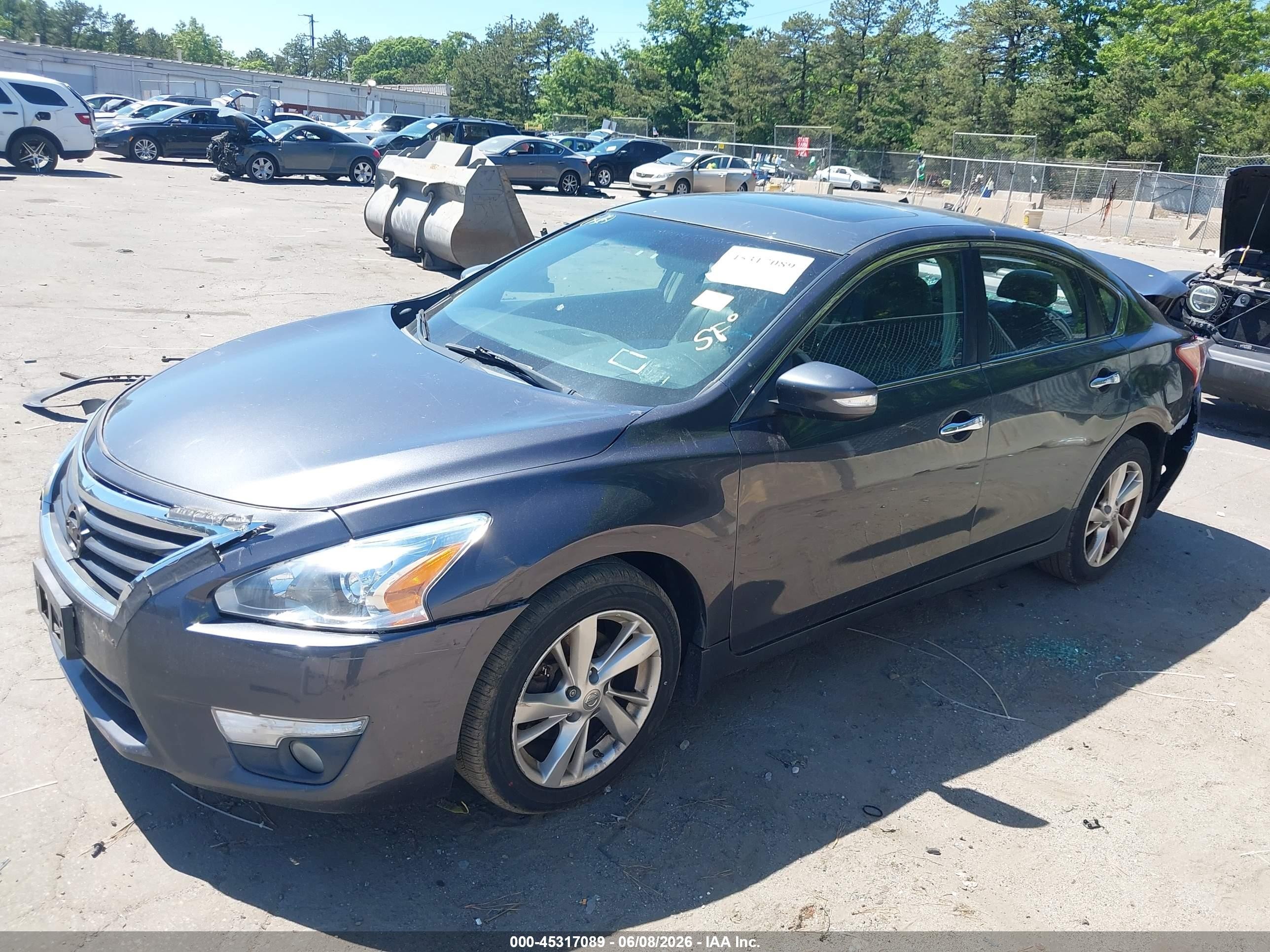 2013 Nissan Altima 2.5 Sl Gray vin: 1N4AL3APXDC193339