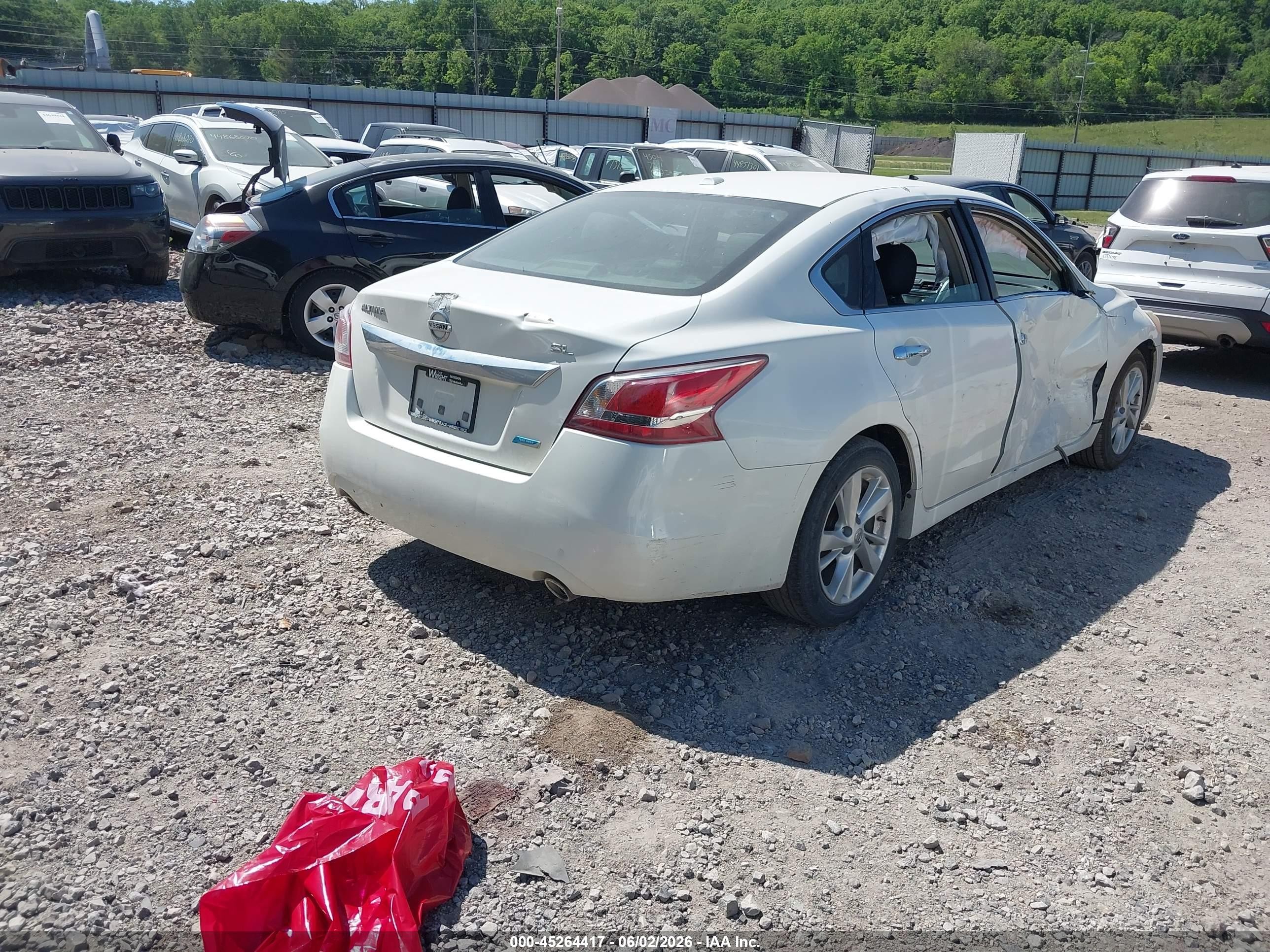 2013 Nissan Altima 2.5 Sl White vin: 1N4AL3APXDC195012
