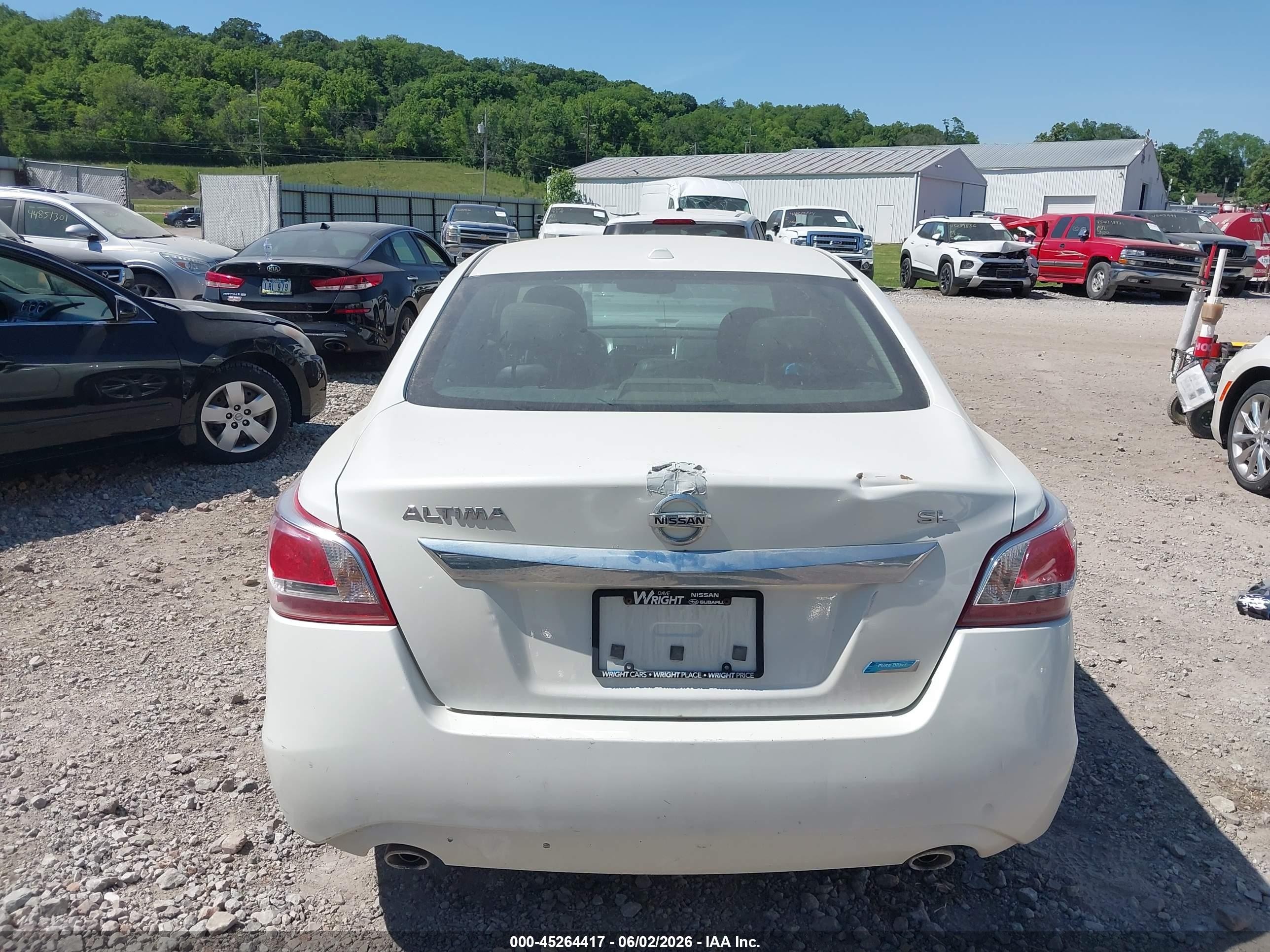 2013 Nissan Altima 2.5 Sl White vin: 1N4AL3APXDC195012