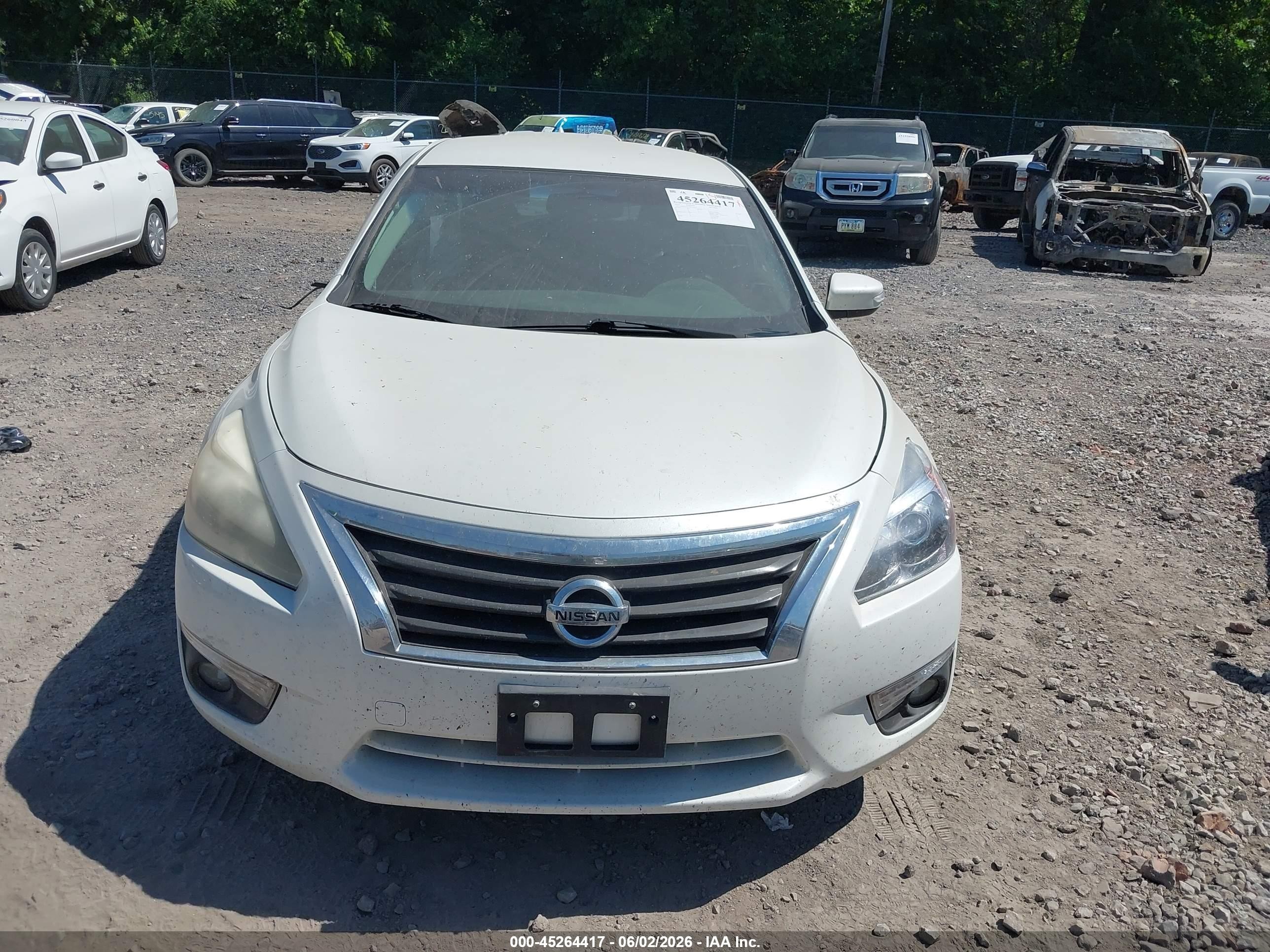 2013 Nissan Altima 2.5 Sl White vin: 1N4AL3APXDC195012