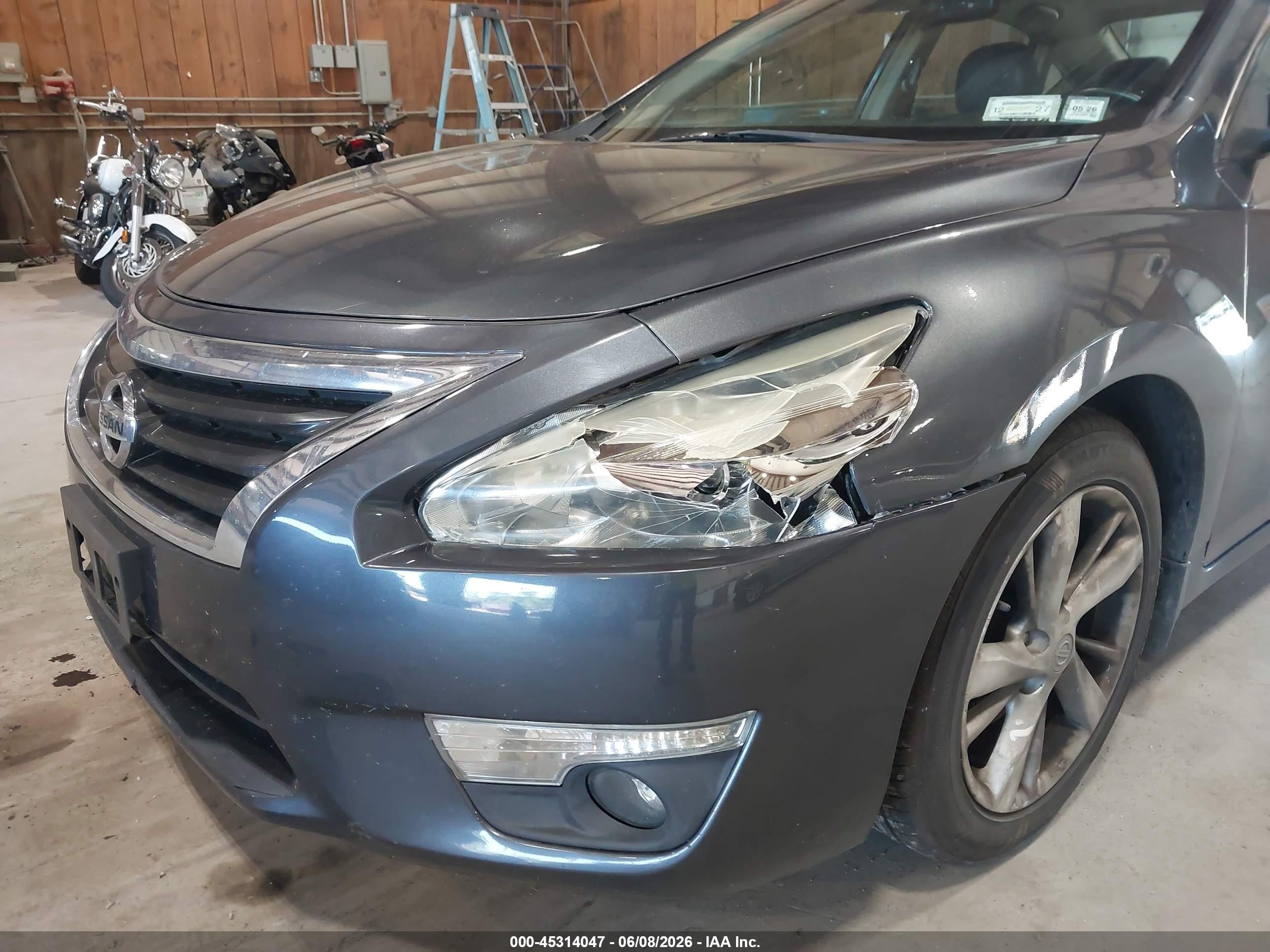 2013 Nissan Altima 2.5 Sl Gray vin: 1N4AL3APXDC208163