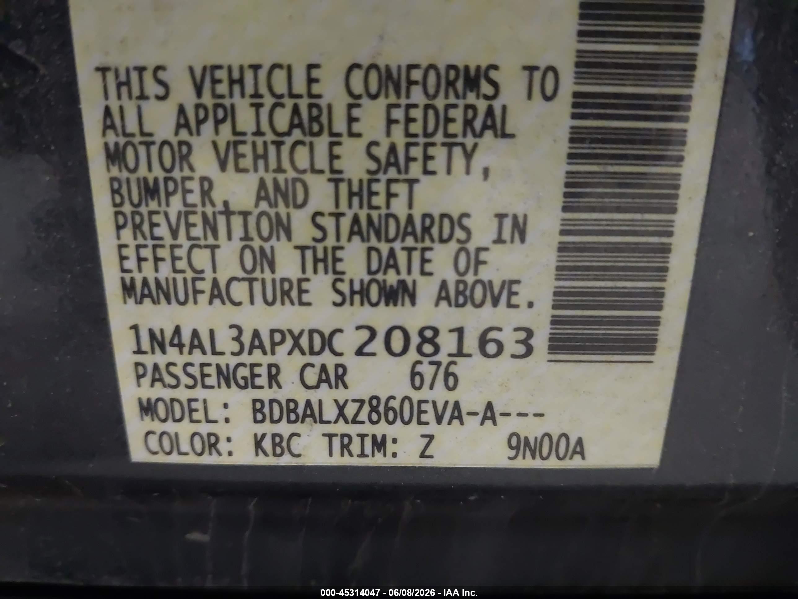 2013 Nissan Altima 2.5 Sl Gray vin: 1N4AL3APXDC208163