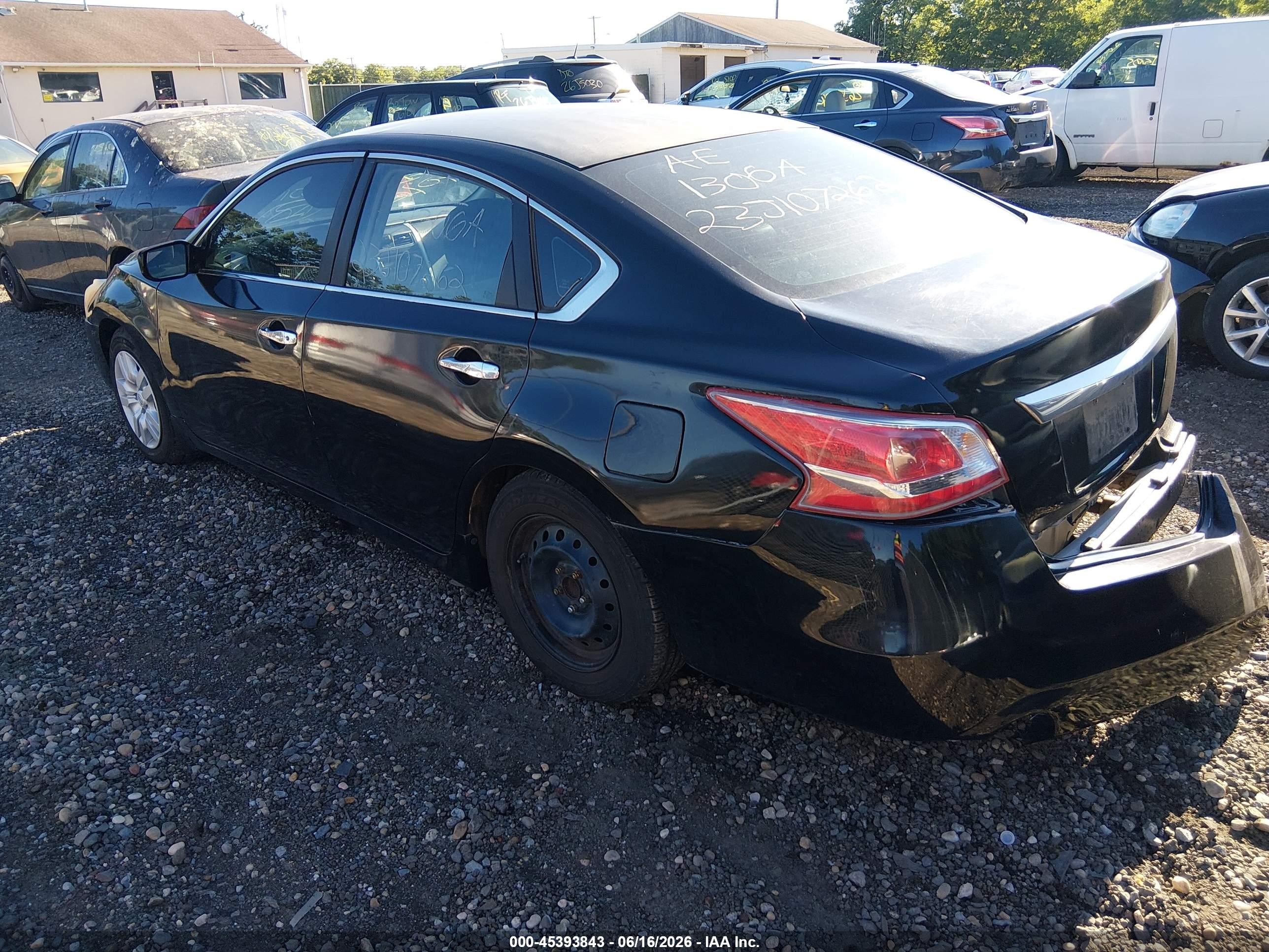 2013 Nissan Altima 2.5 S Black vin: 1N4AL3APXDC212276