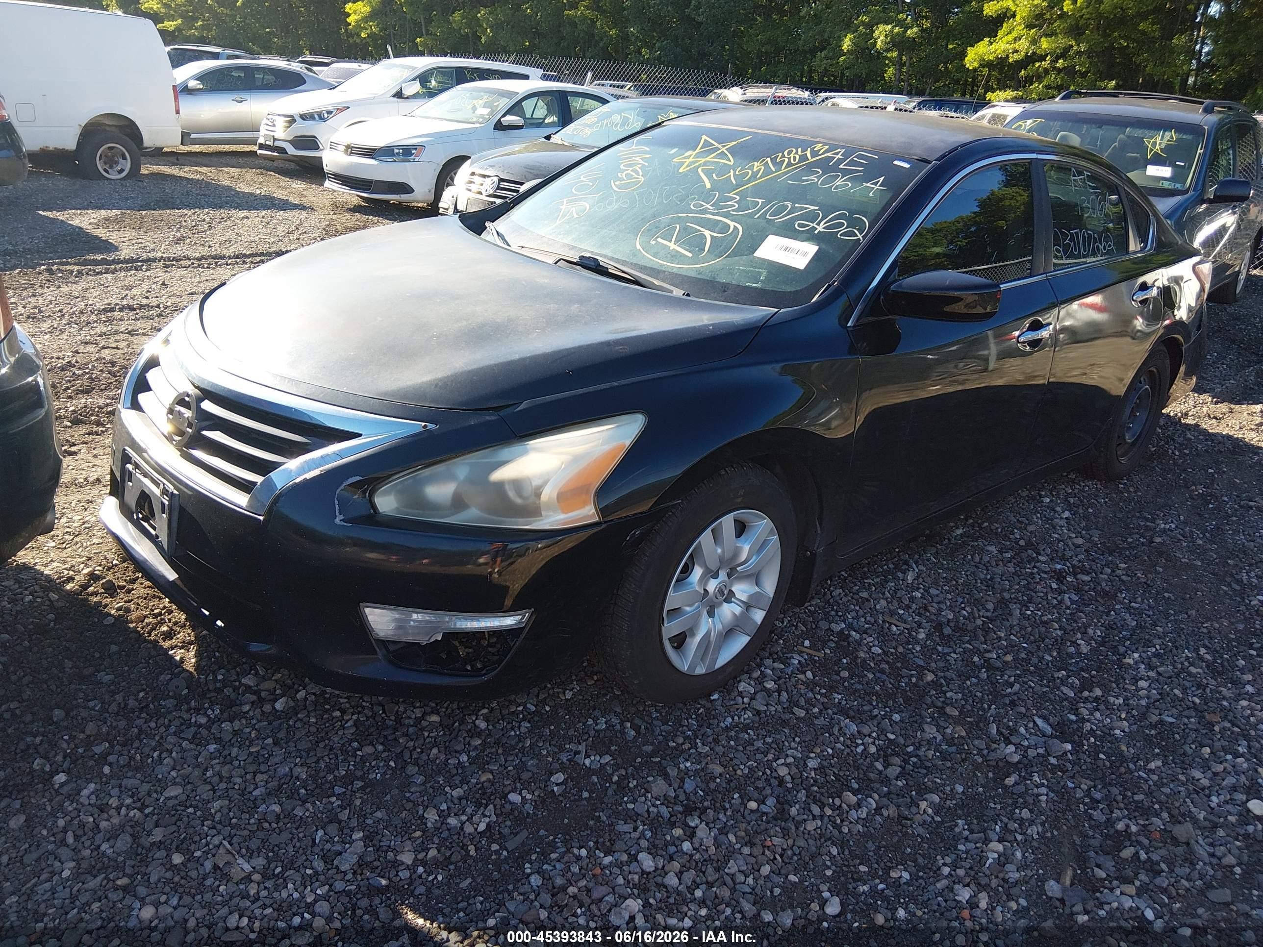 2013 Nissan Altima 2.5 S Black vin: 1N4AL3APXDC212276