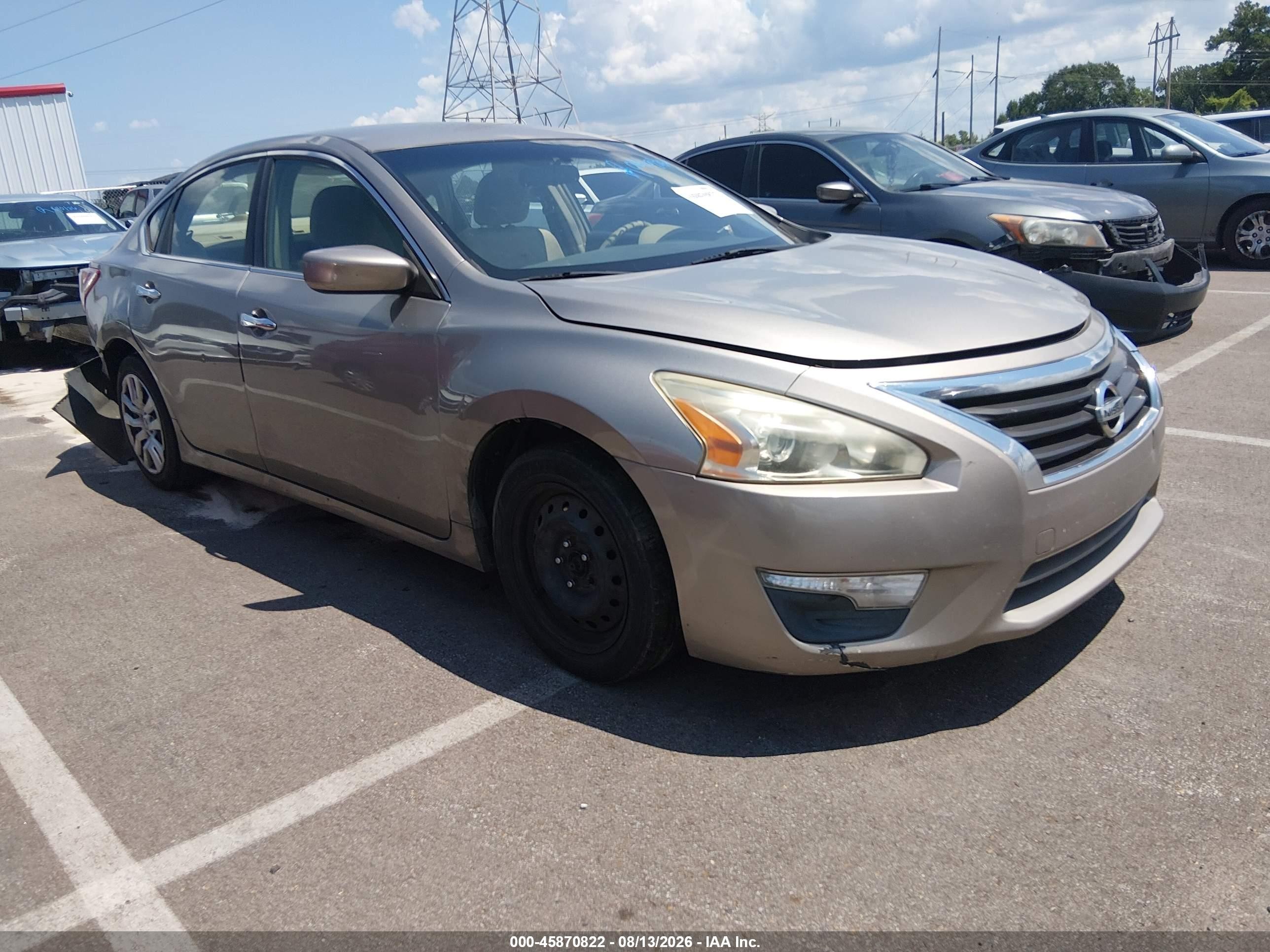 2013 Nissan Altima 2.5 S Gold vin: 1N4AL3APXDC214089