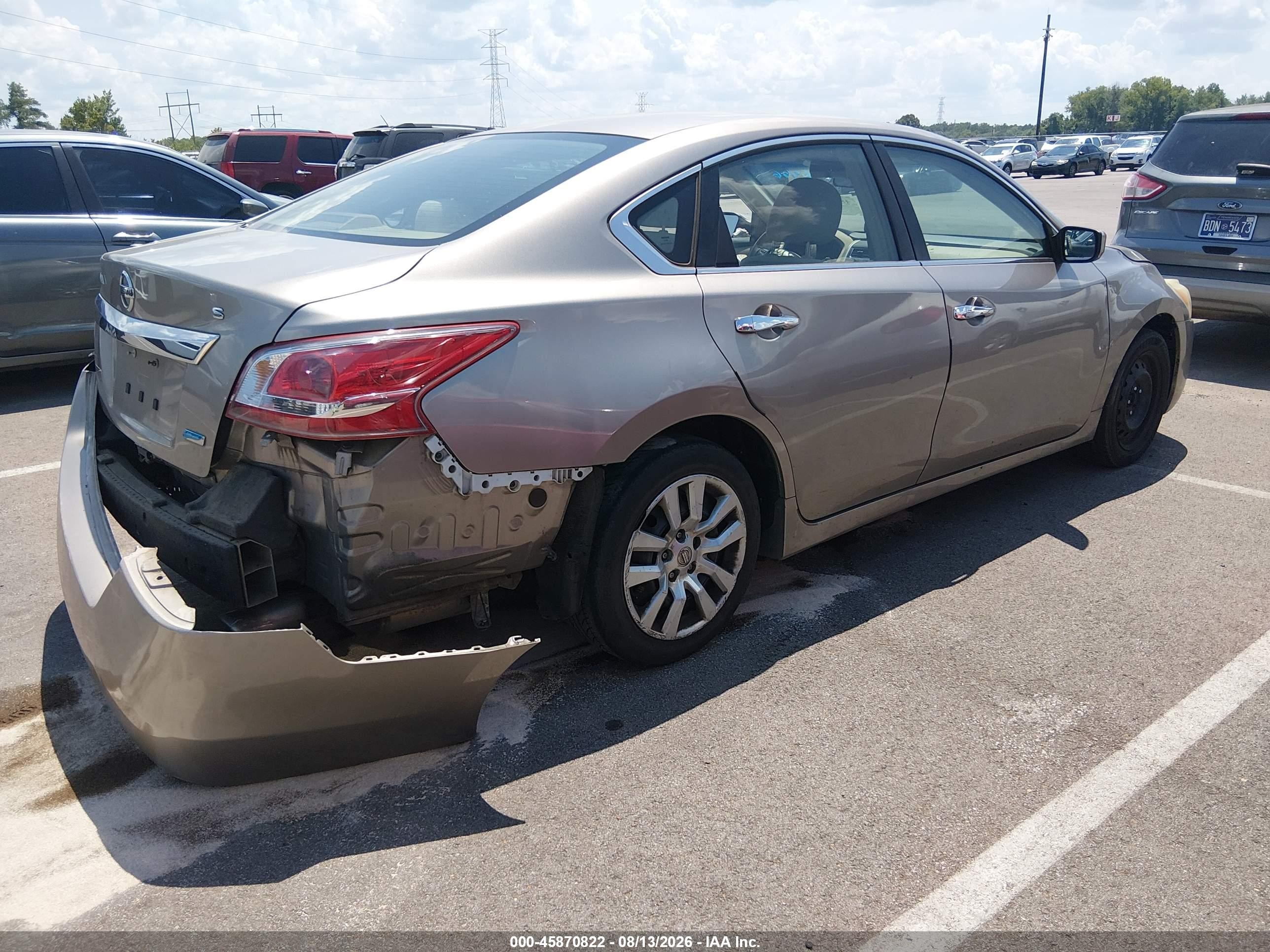 2013 Nissan Altima 2.5 S Gold vin: 1N4AL3APXDC214089