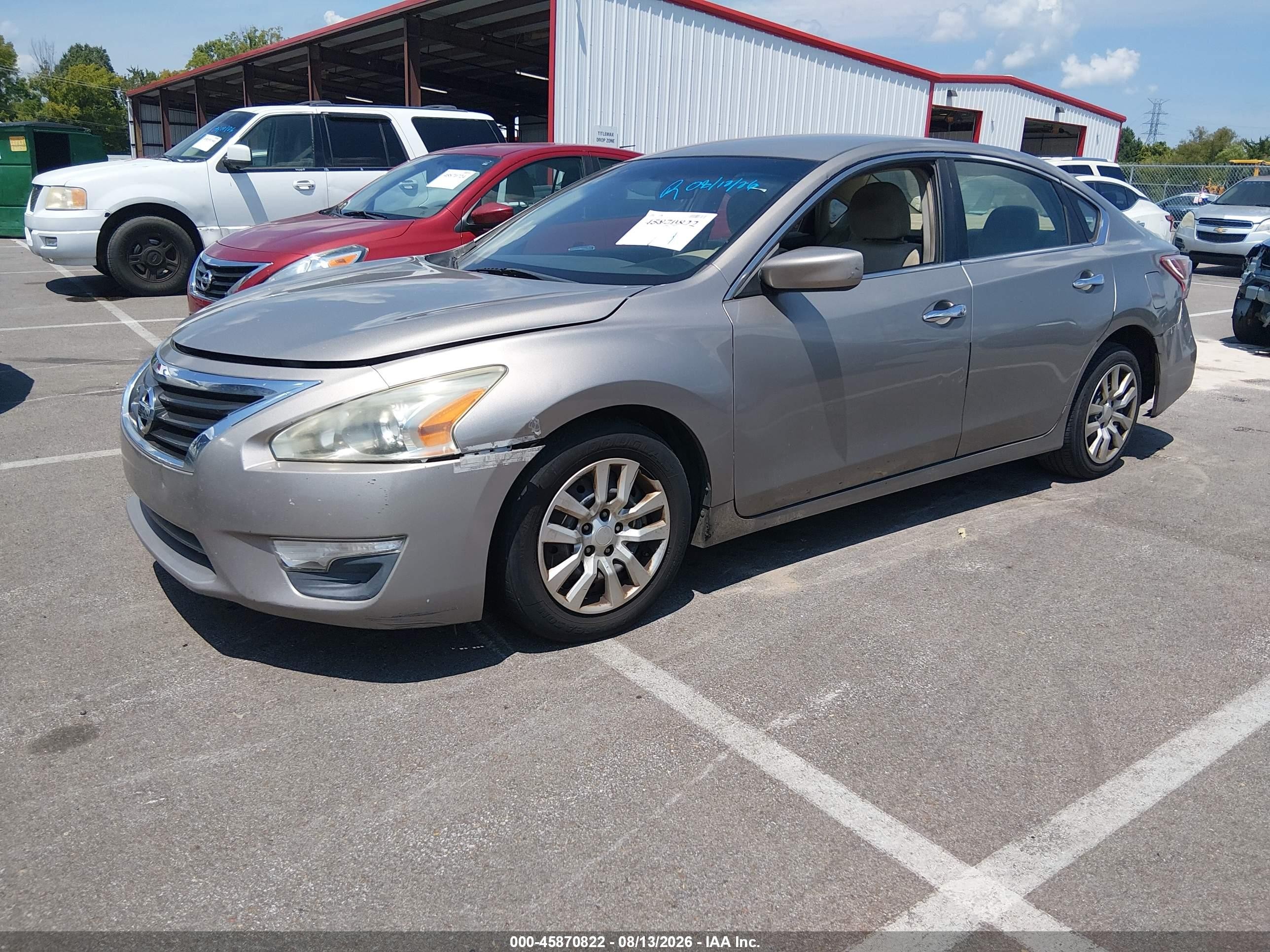 2013 Nissan Altima 2.5 S Gold vin: 1N4AL3APXDC214089