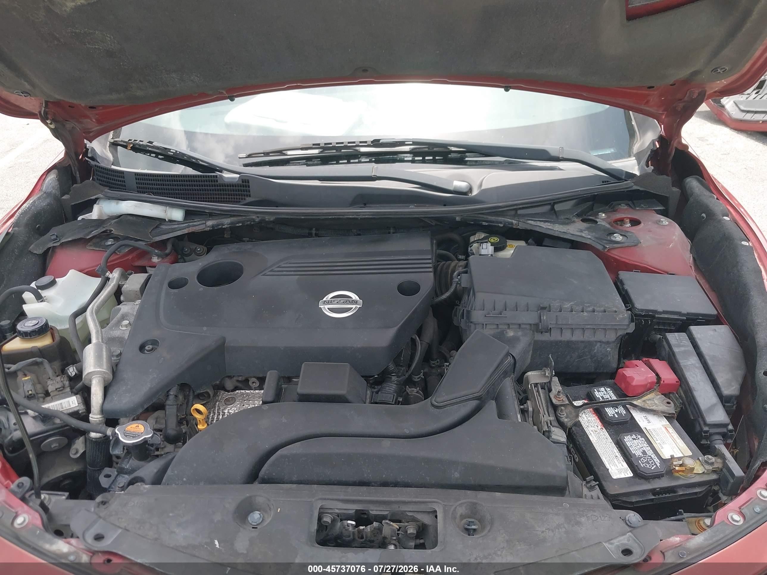 2013 Nissan Altima 2.5 S Red vin: 1N4AL3APXDC218210